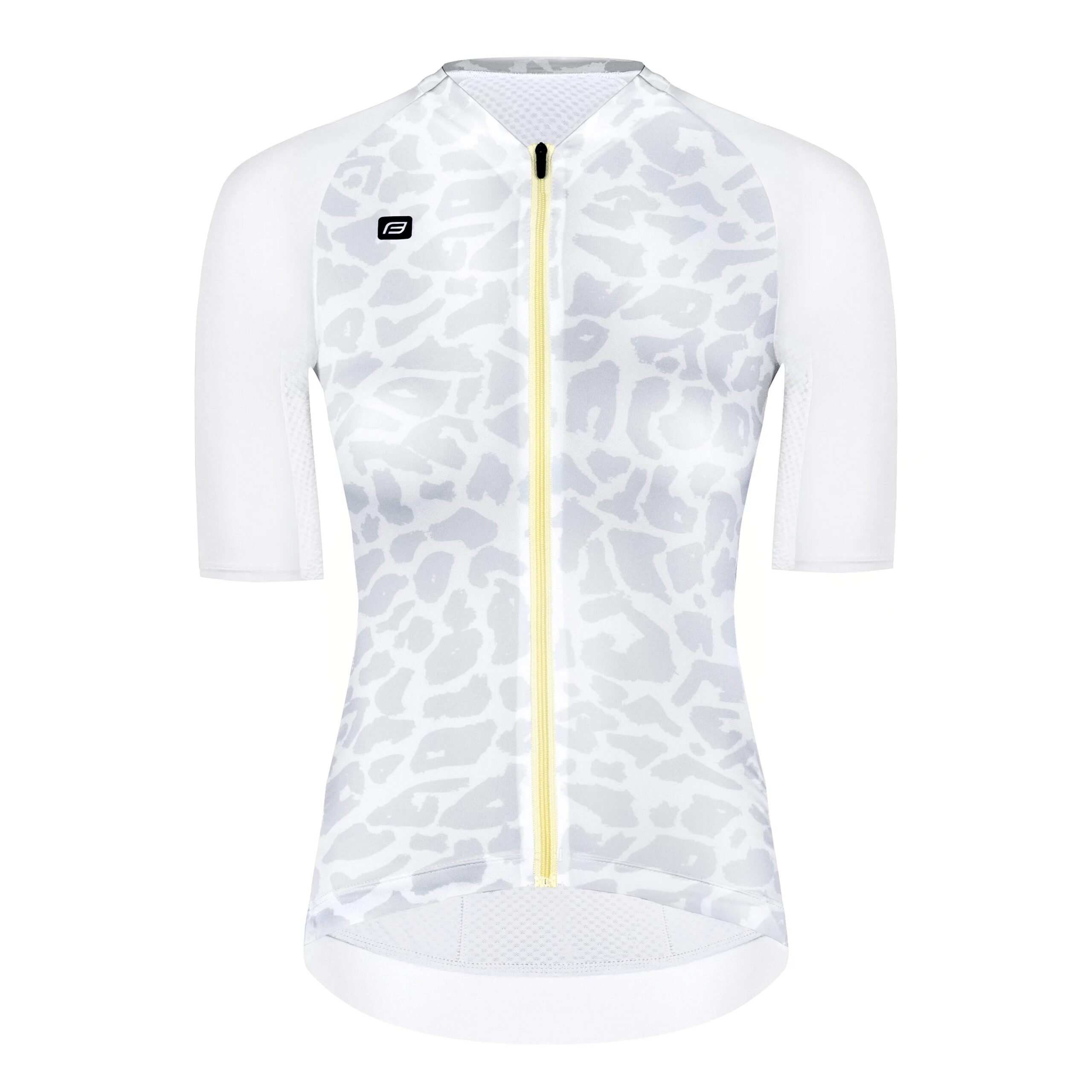 dres FORCE LEOPARD LADY kr. rukáv, bílo-šedý S
