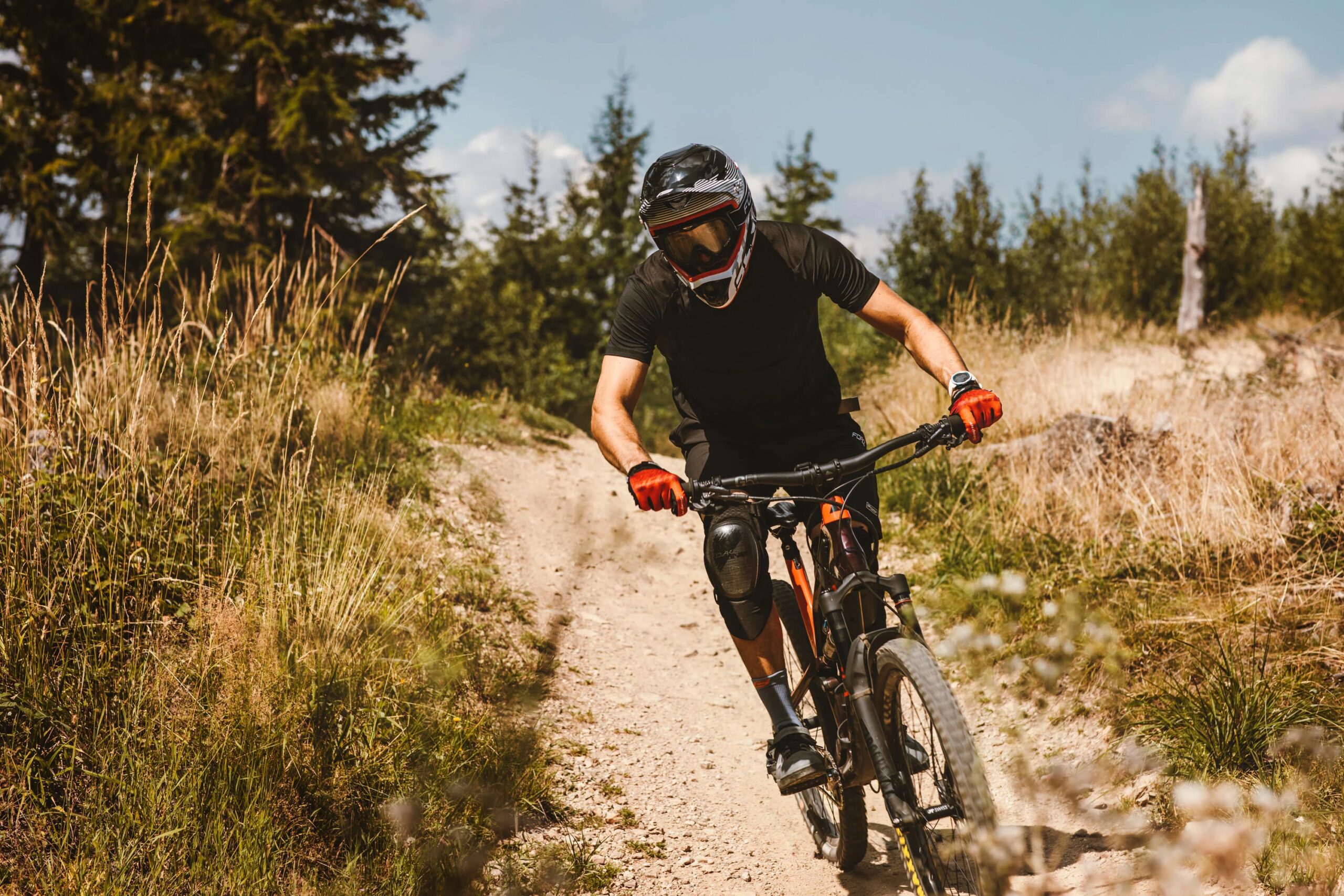 dres FORCE MTB MOUNT krátký rukáv, černý M - Obrázek 4