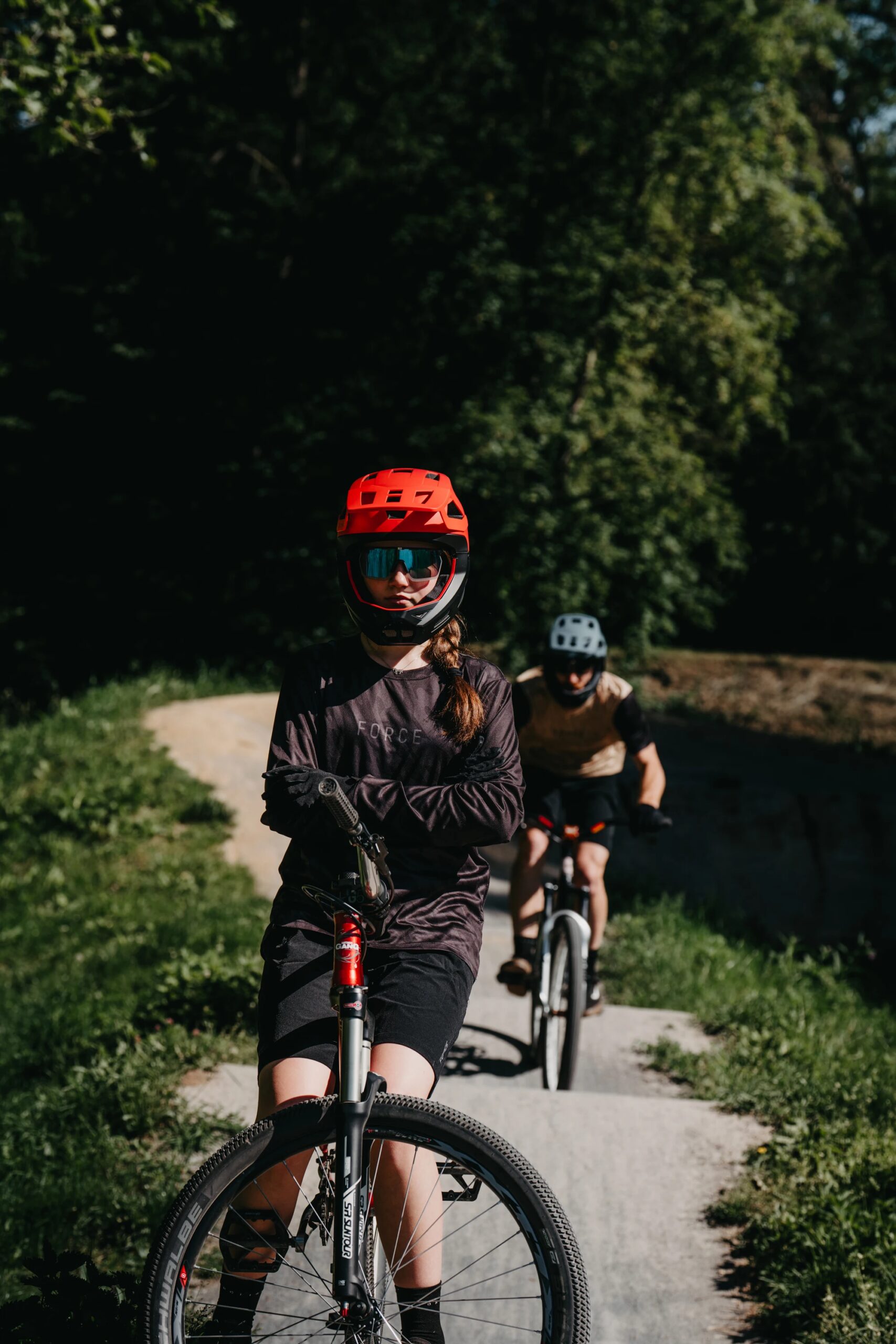 dres FORCE MTB RULES dl. rukáv, černo-šedý S - Obrázek 4