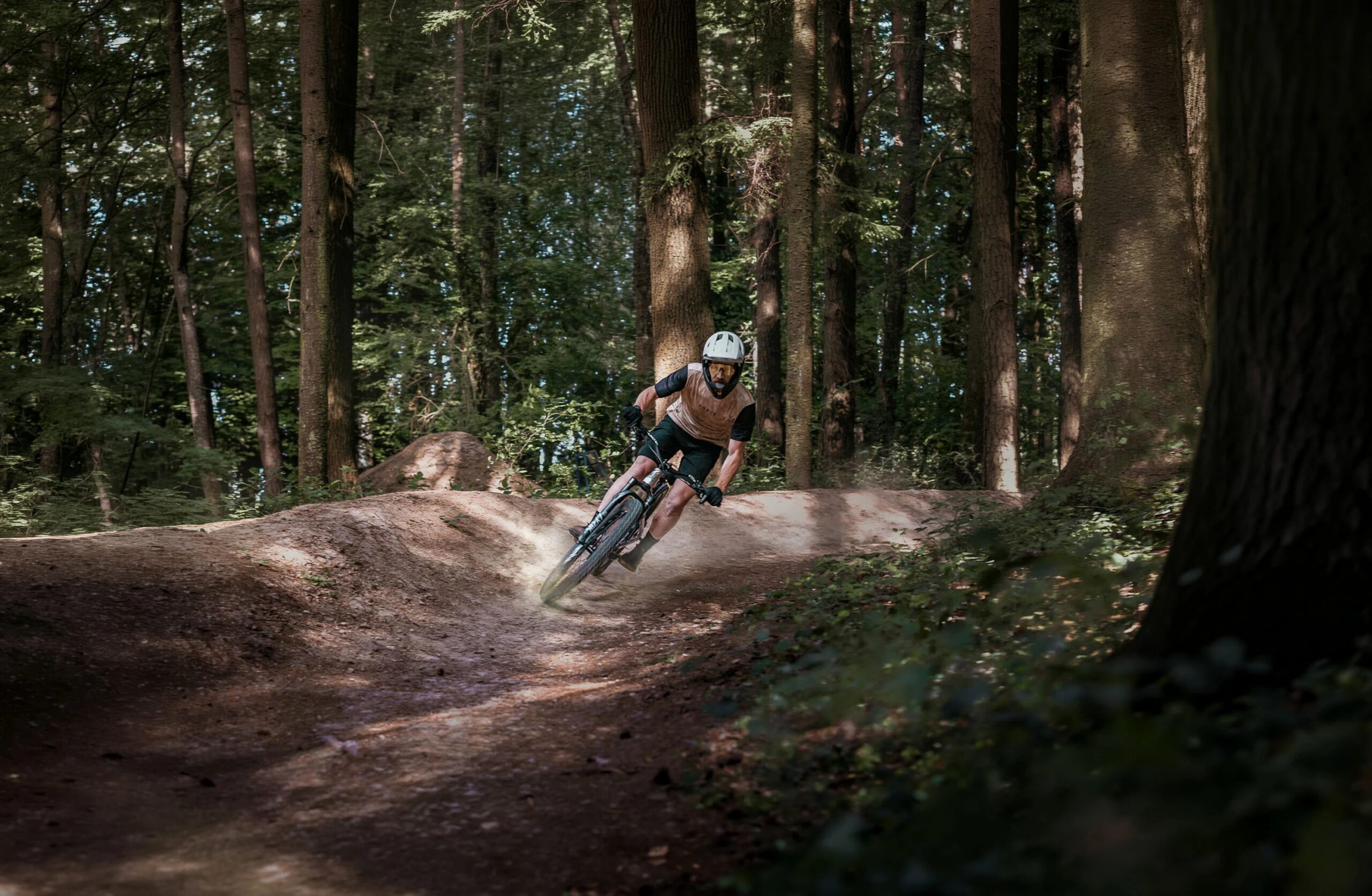 dres FORCE MTB RULES kr. rukáv, béžový 4XL - Obrázek 6