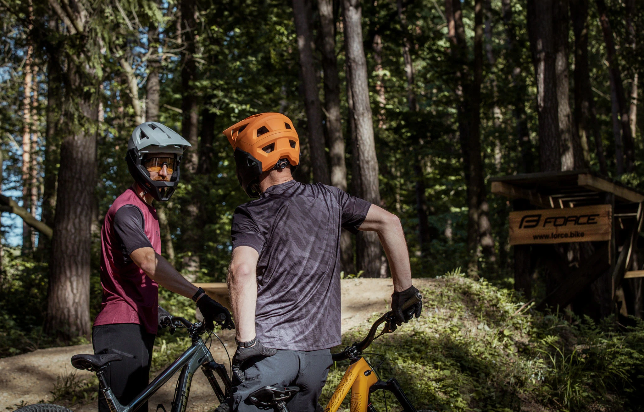 dres FORCE MTB RULES kr. rukáv, černo-šedý 4XL - Obrázek 5