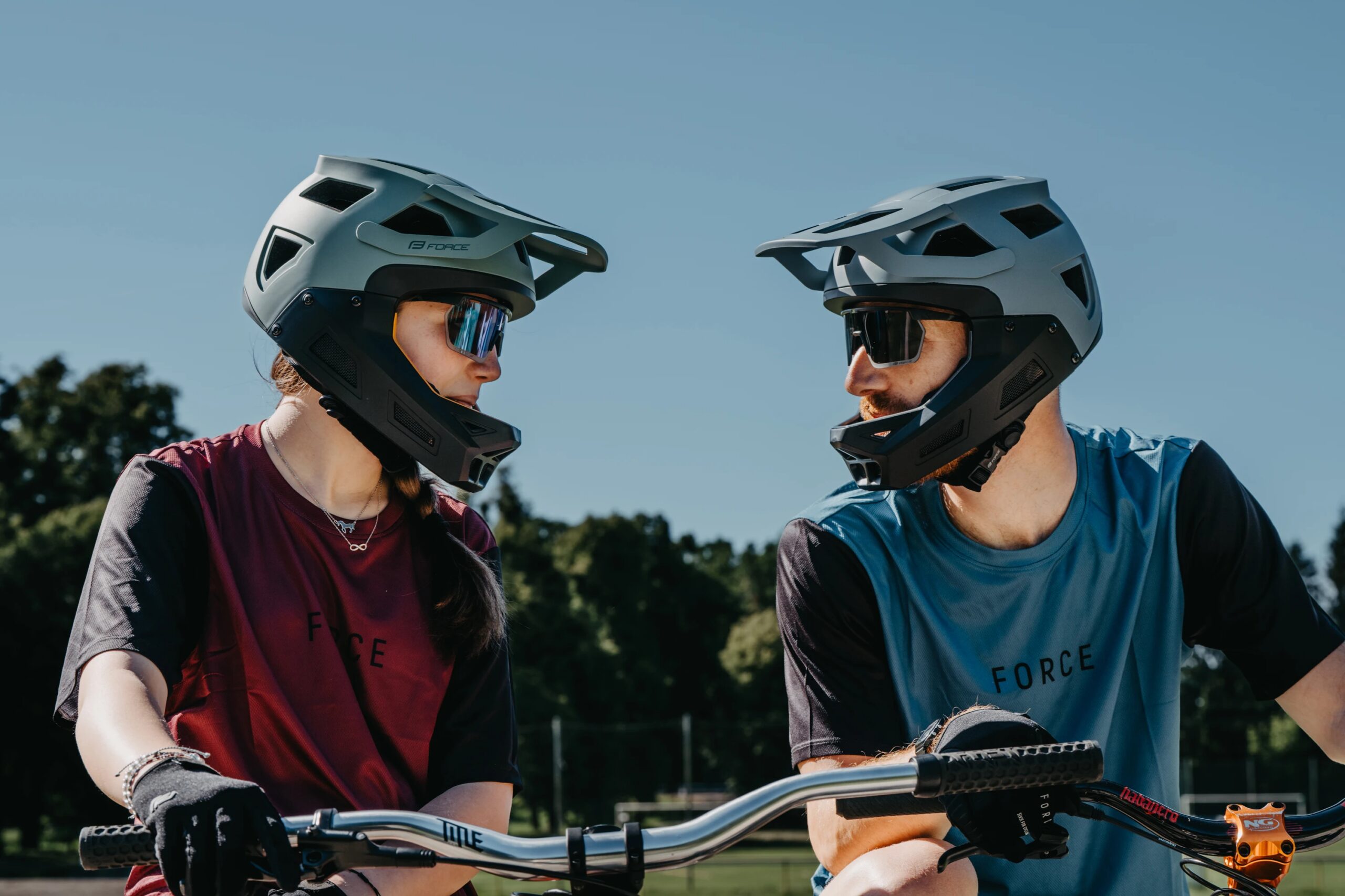 dres FORCE MTB RULES kr. rukáv, modrý 3XL - Obrázek 7