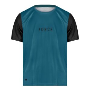 dres FORCE MTB RULES kr. rukáv, modrý 4XL