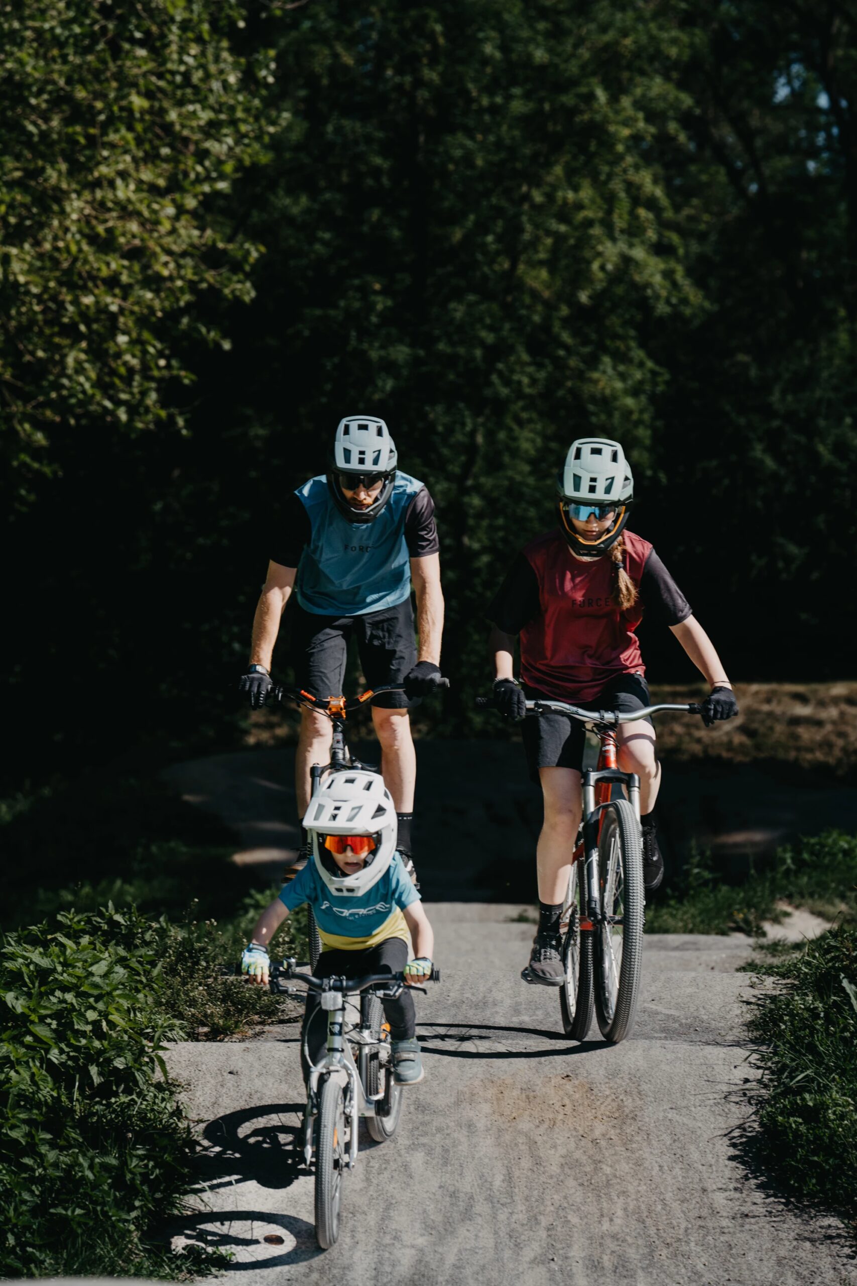 dres FORCE MTB RULES kr. rukáv, modrý M - Obrázek 6