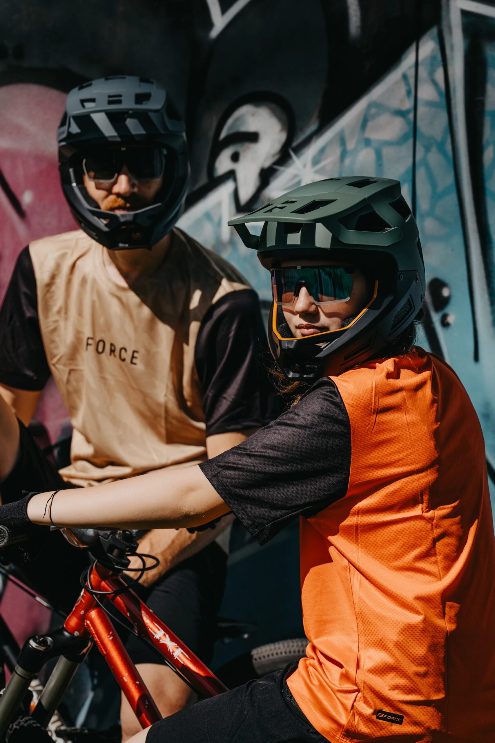 dres FORCE MTB RULES kr. rukáv, oranžový L - Obrázek 4