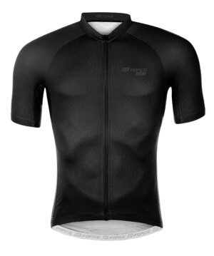 dres FORCE PURE kr. rukáv, černý XS