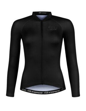 dres FORCE PURE UNI dlouhý rukáv, černý