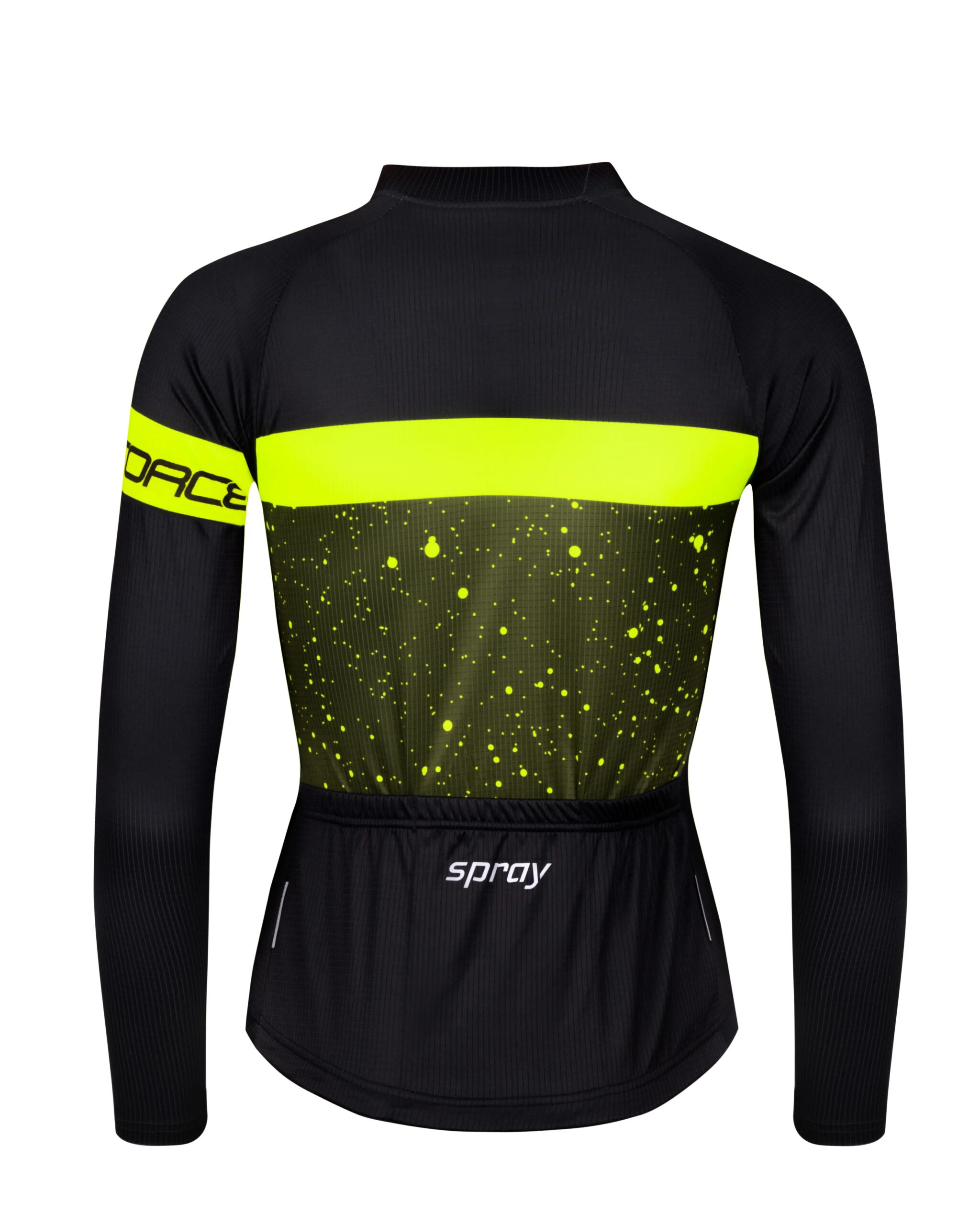 dres FORCE SPRAY LADY dlouhý rukáv, army-fluo S - Obrázek 2