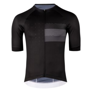dres FORCE SWAY kr. rukáv, černý XXL