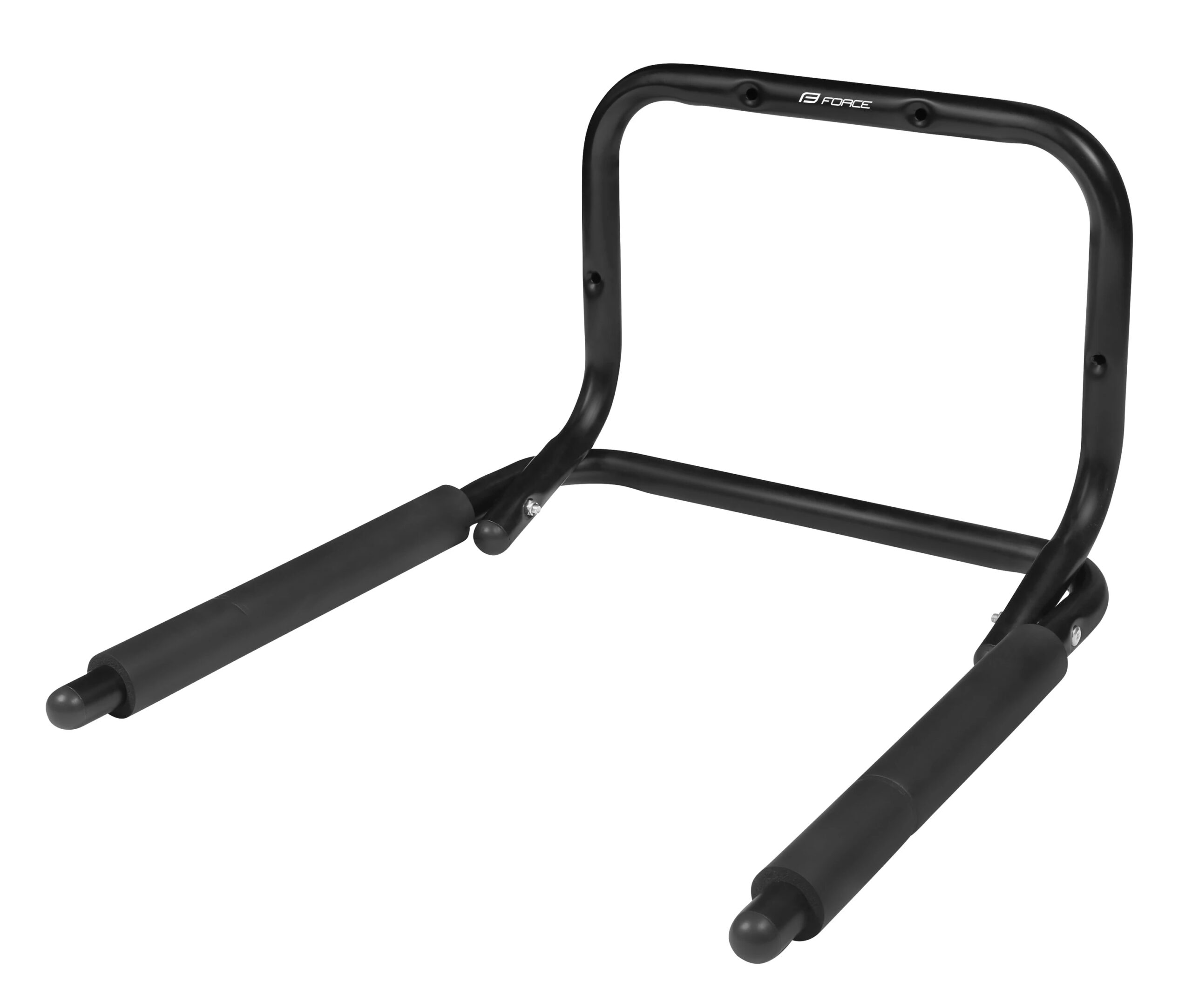 držák kola FORCE na zeď pod rám sklopný,ocel,čern.