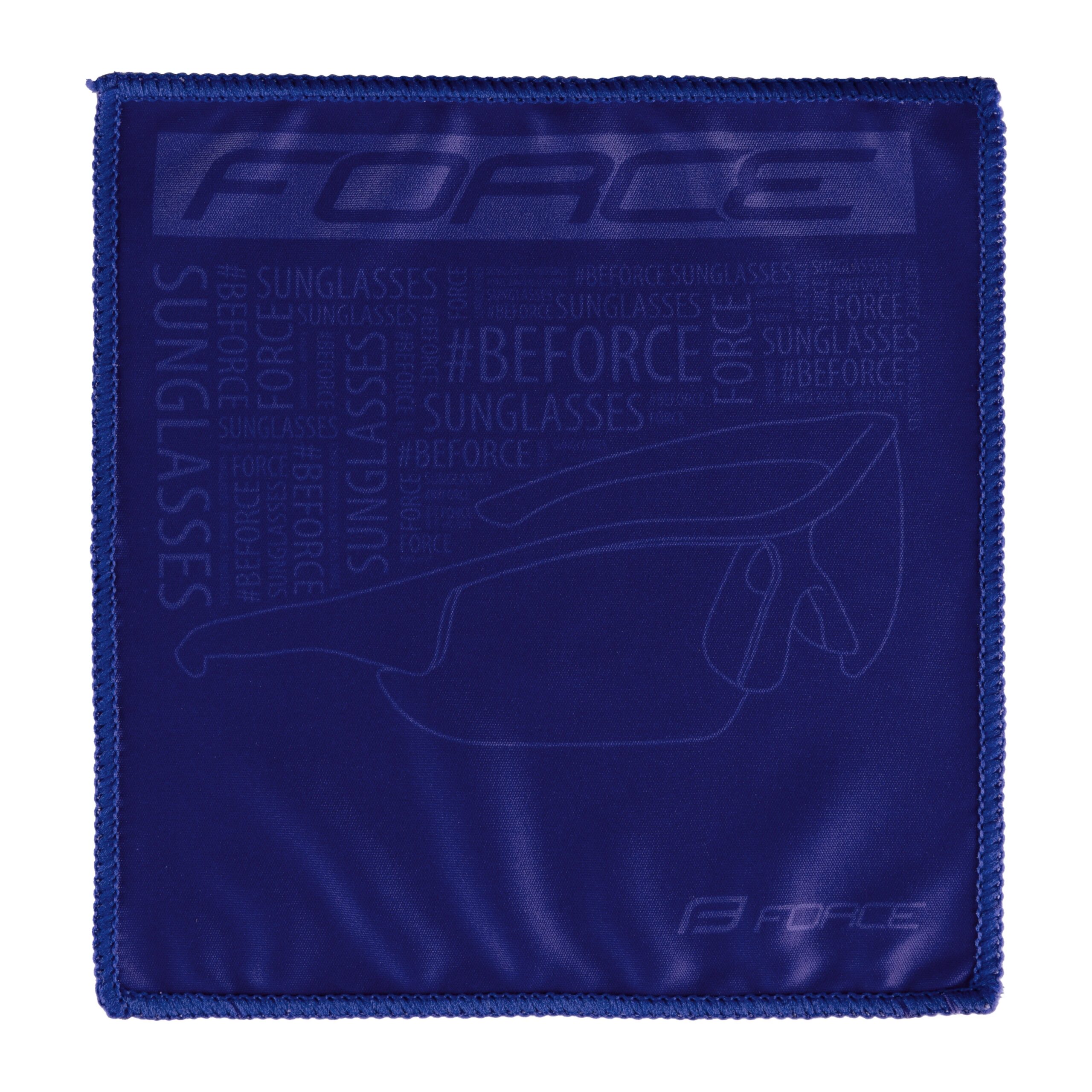 hadřík FORCE na čištění brýlí, modrý