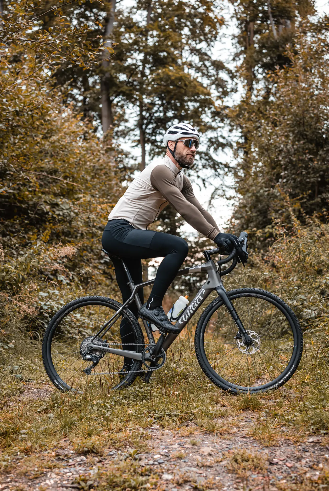 kalhoty F ENDLESS se šráky bez vložky, černé XL - Obrázek 5