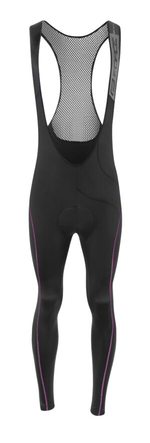 kalhoty F REFLEX LINE LADY s vložkou,črn-růžov S