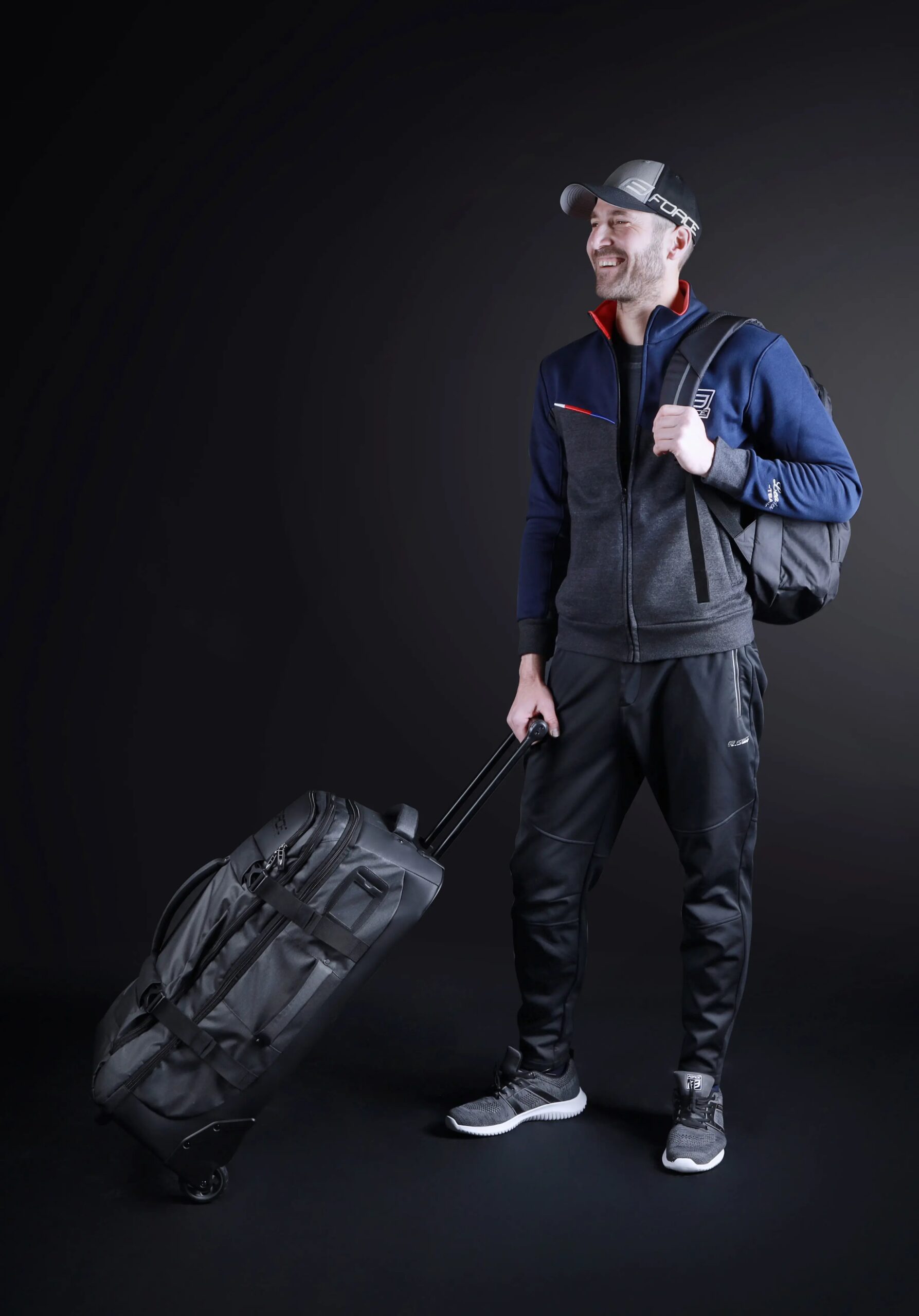 kalhoty FORCE STORY softshell volné, černé XXL - Obrázek 4