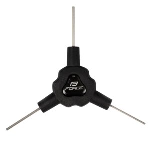 klíč Y šest. FORCE trojstranný 2/ 2,5/ 3 mm, černý