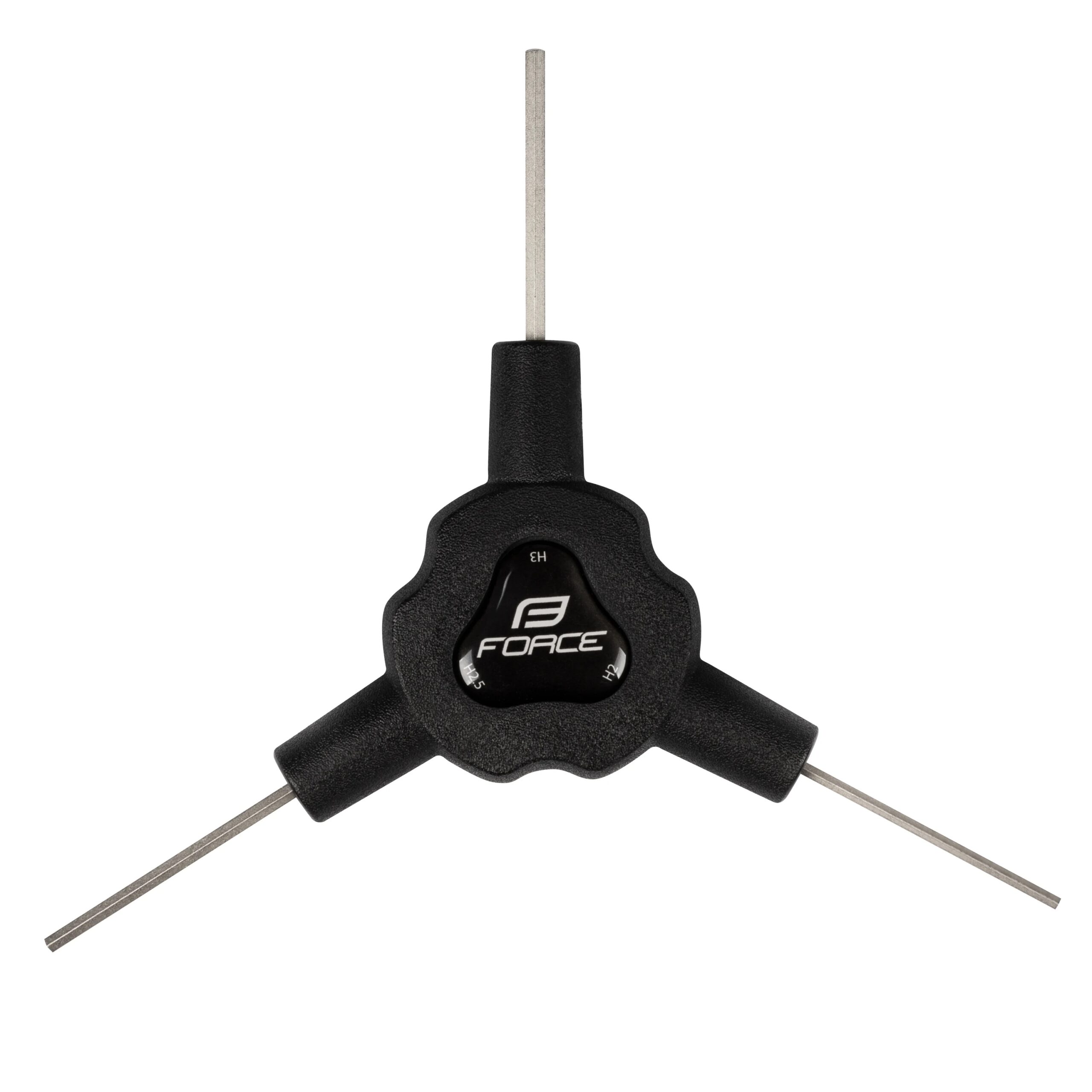 klíč Y šest. FORCE trojstranný 2/ 2,5/ 3 mm, černý