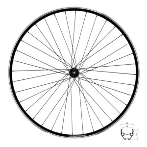 kolo přední FORCE CLASSIC 622x19 "V" HBTX500  36d