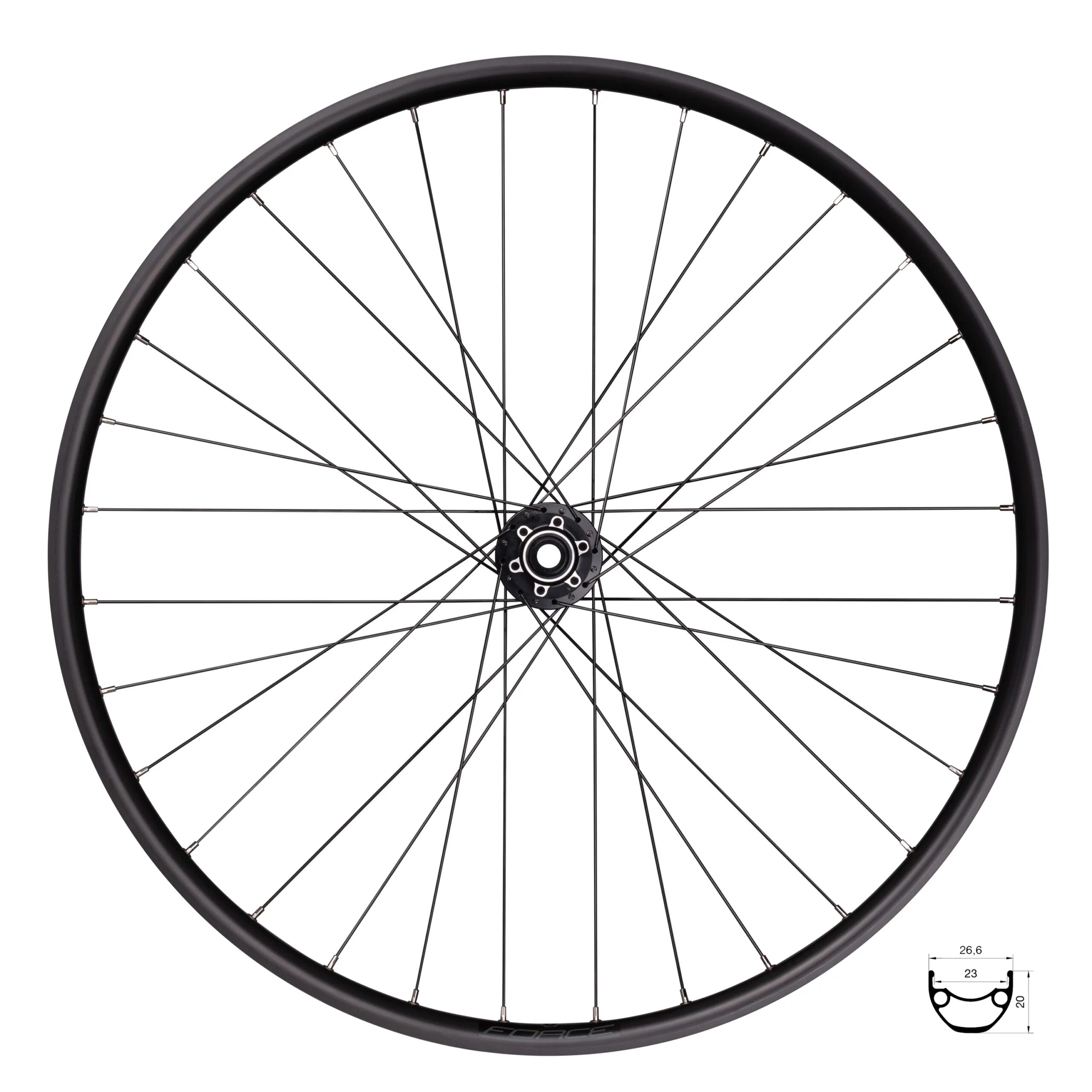 kolo přední FORCE XC DISC 622x23 F804384-6d/15 32d