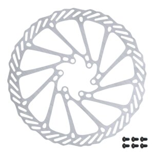 kotouč brzdový FORCE-7 180 mm, 6 děr, stříbrný