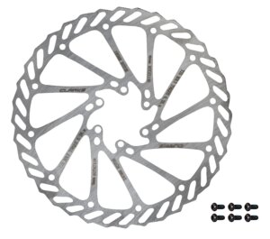 kotouč brzdový FORCE-CLARKS 180 mm, 6 děr, stříbr