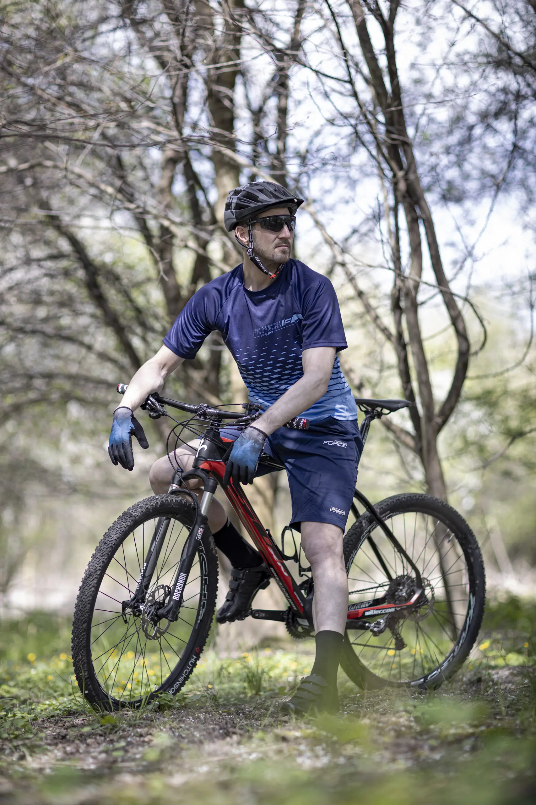 kraťasy F BLADE MTB odn. vložka, tmavě modré - Obrázek 6