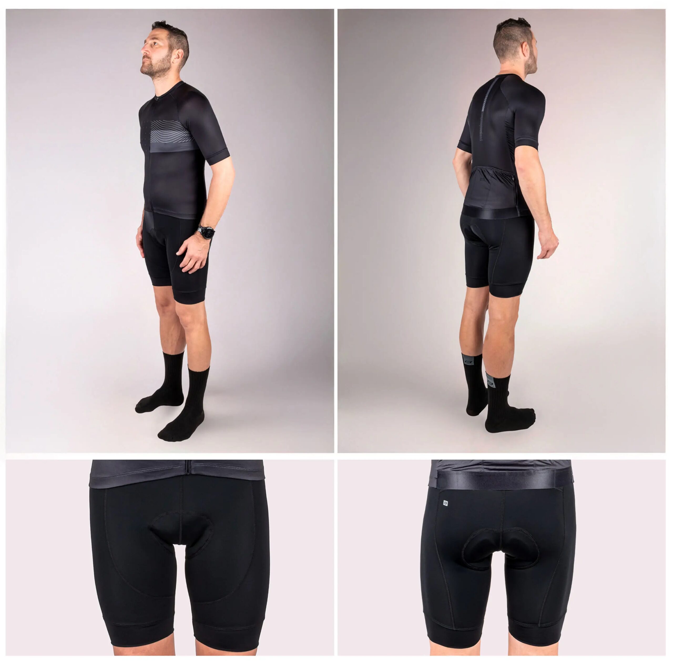 kraťasy F COMFORT do pasu s vložkou, černé XXL - Obrázek 4