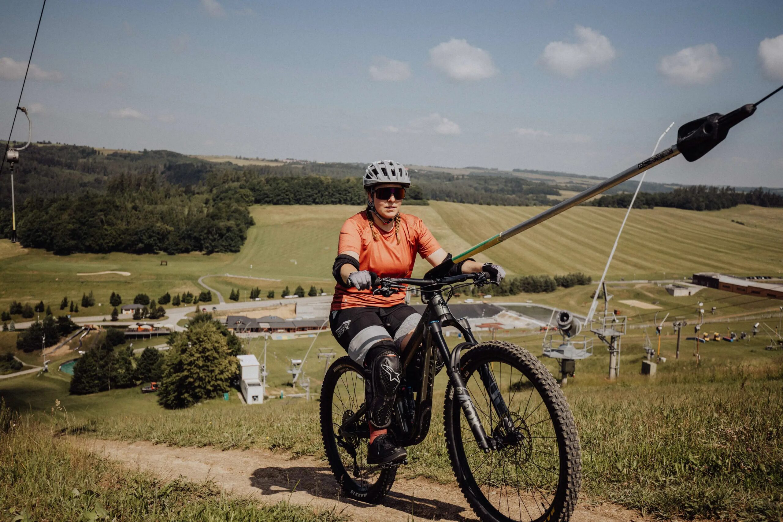 kraťasy F STORM MTB odnímatelná vložka, črn-šedé S - Obrázek 2