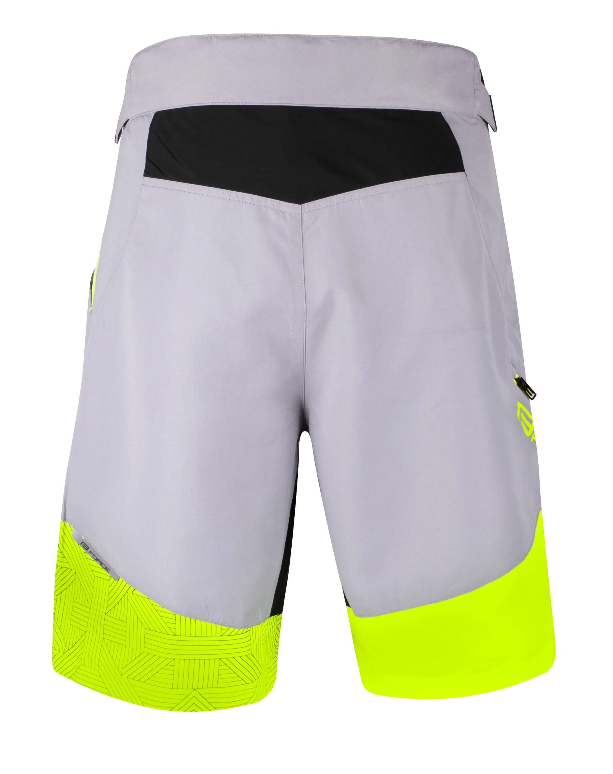 kraťasy F STORM MTB odnímatelná vložka šedo-fluo M - Obrázek 2