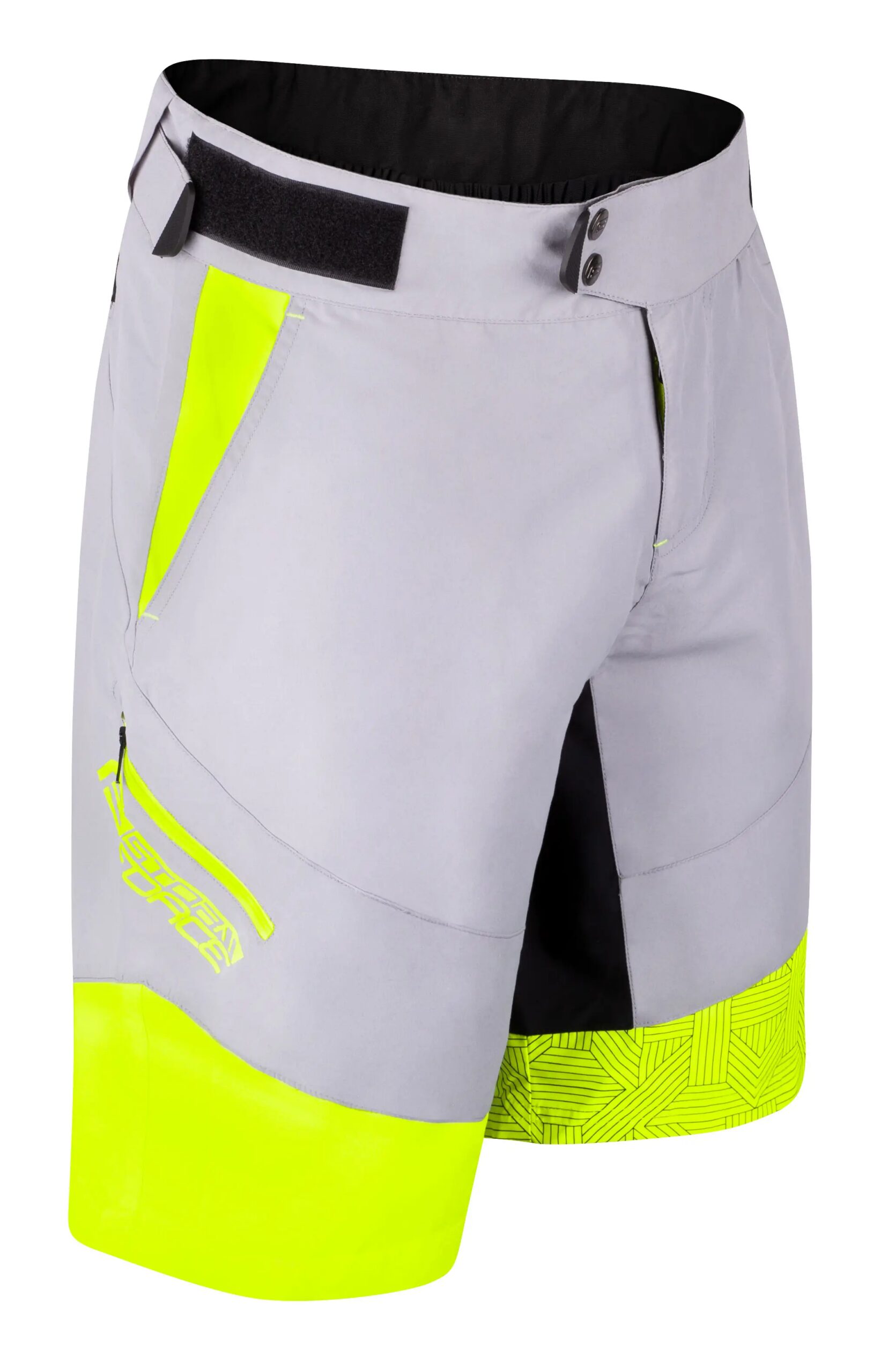 kraťasy F STORM MTB odnímatelná vložka šedo-fluo M - Obrázek 3