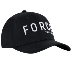 kšiltovka FORCE BEFORCE 3D, černo-bílá