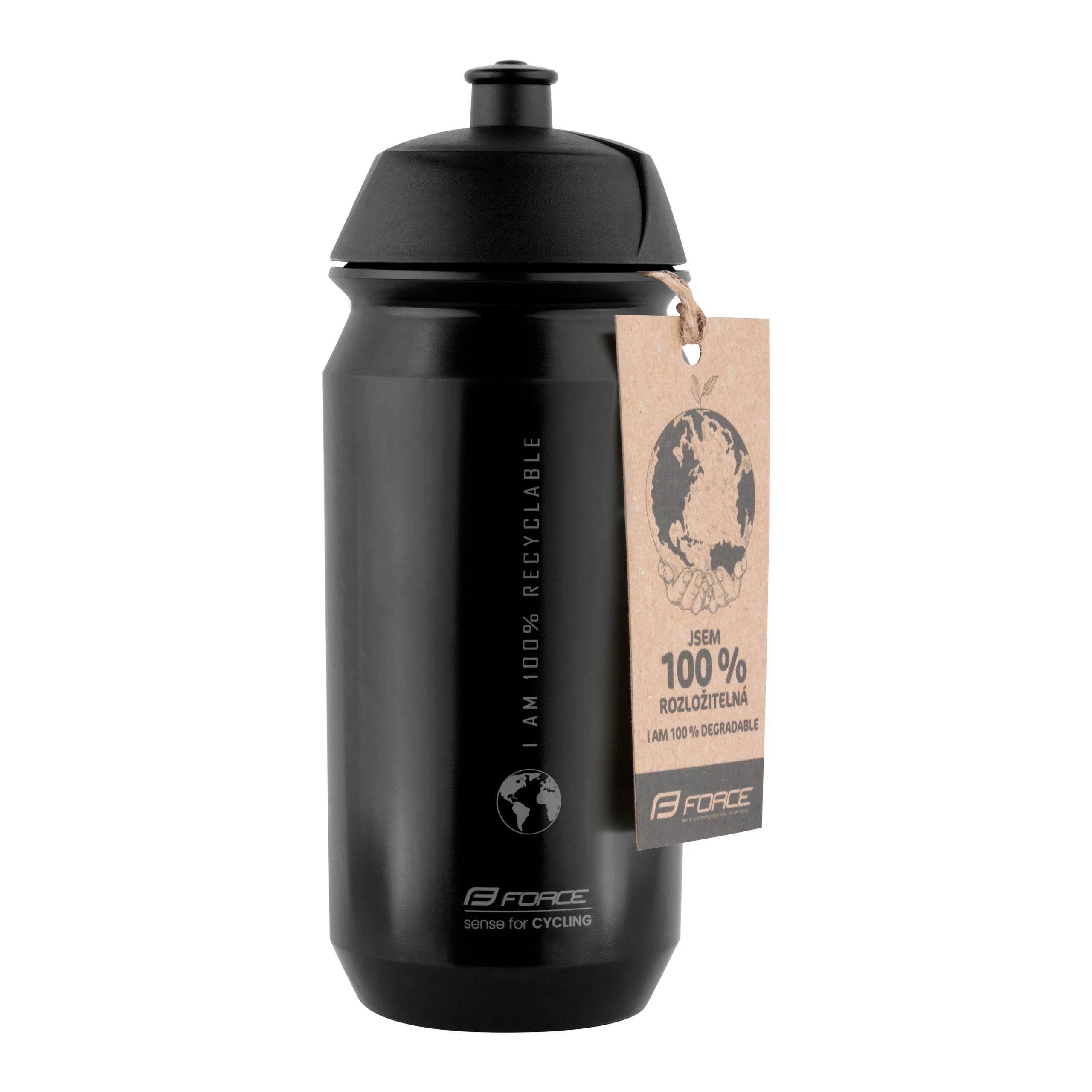 láhev FORCE BIO EARTH 0,5 l, černo-šedá - Obrázek 2