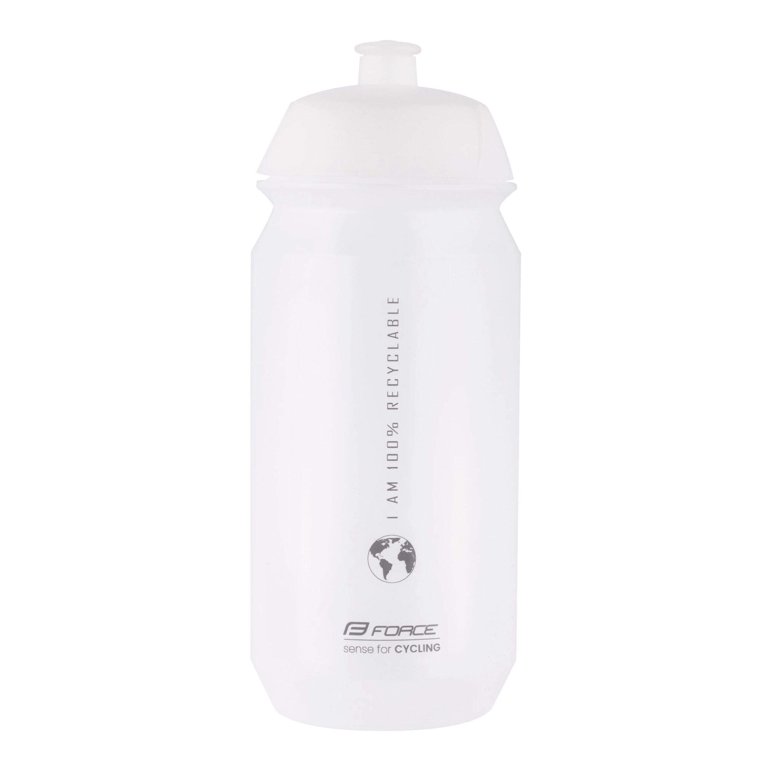 láhev FORCE BIO EARTH 0,5 l, transparentní-šedá