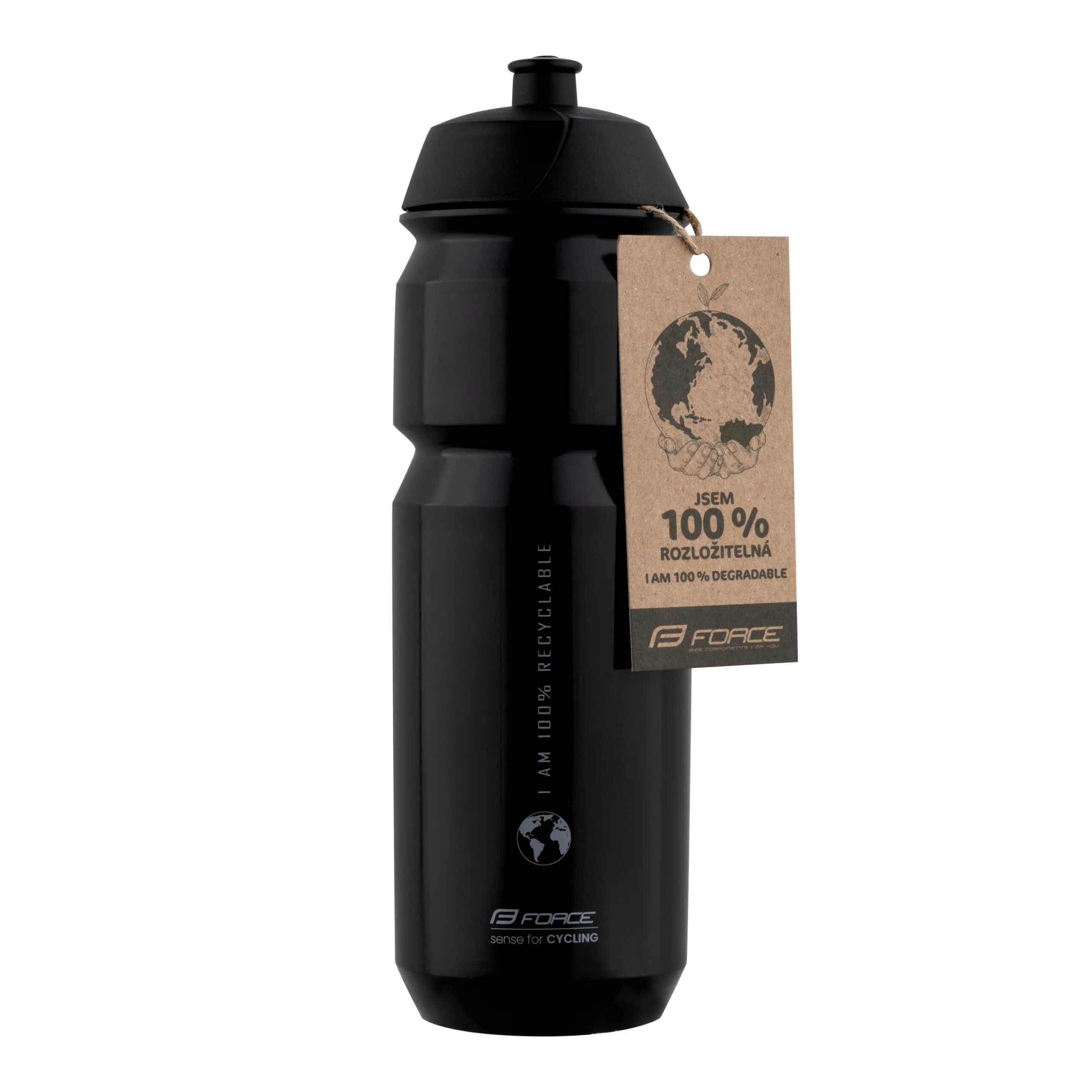láhev FORCE BIO EARTH 0,75 l, černo-šedá - Obrázek 2