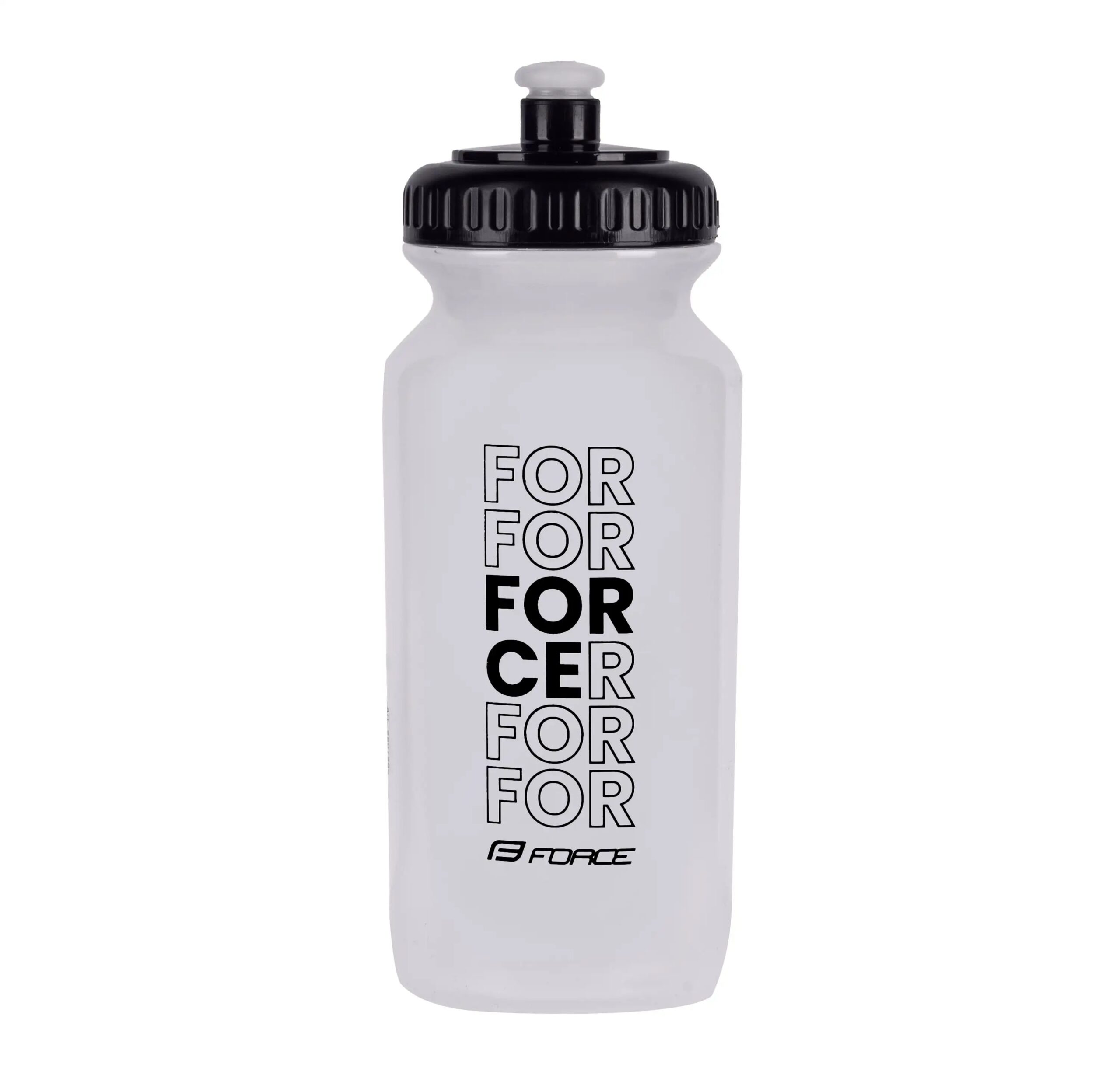 láhev FORCE DAILY 0,5 l, transparentní-černá