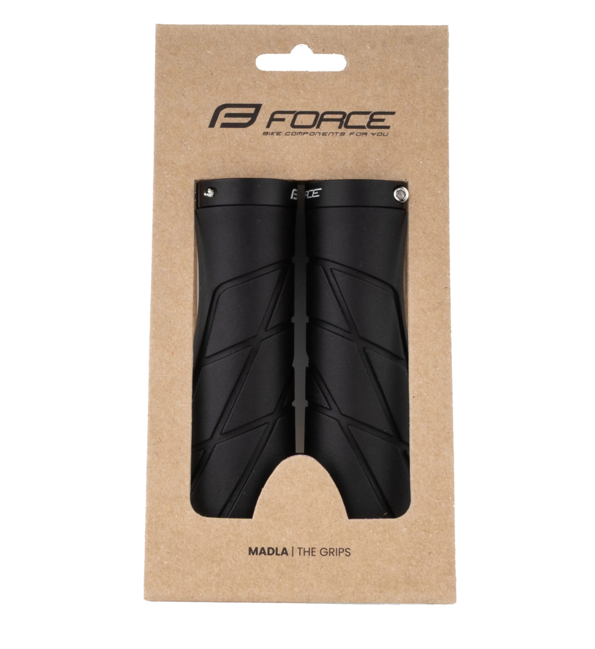 madla FORCE BAR, tvarovaná jištěná, černá, balená - Obrázek 3
