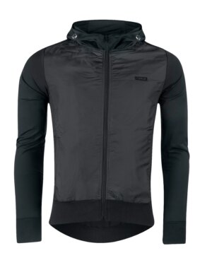 mikina/bunda FORCE ELEGANT celorozepínací,černá M