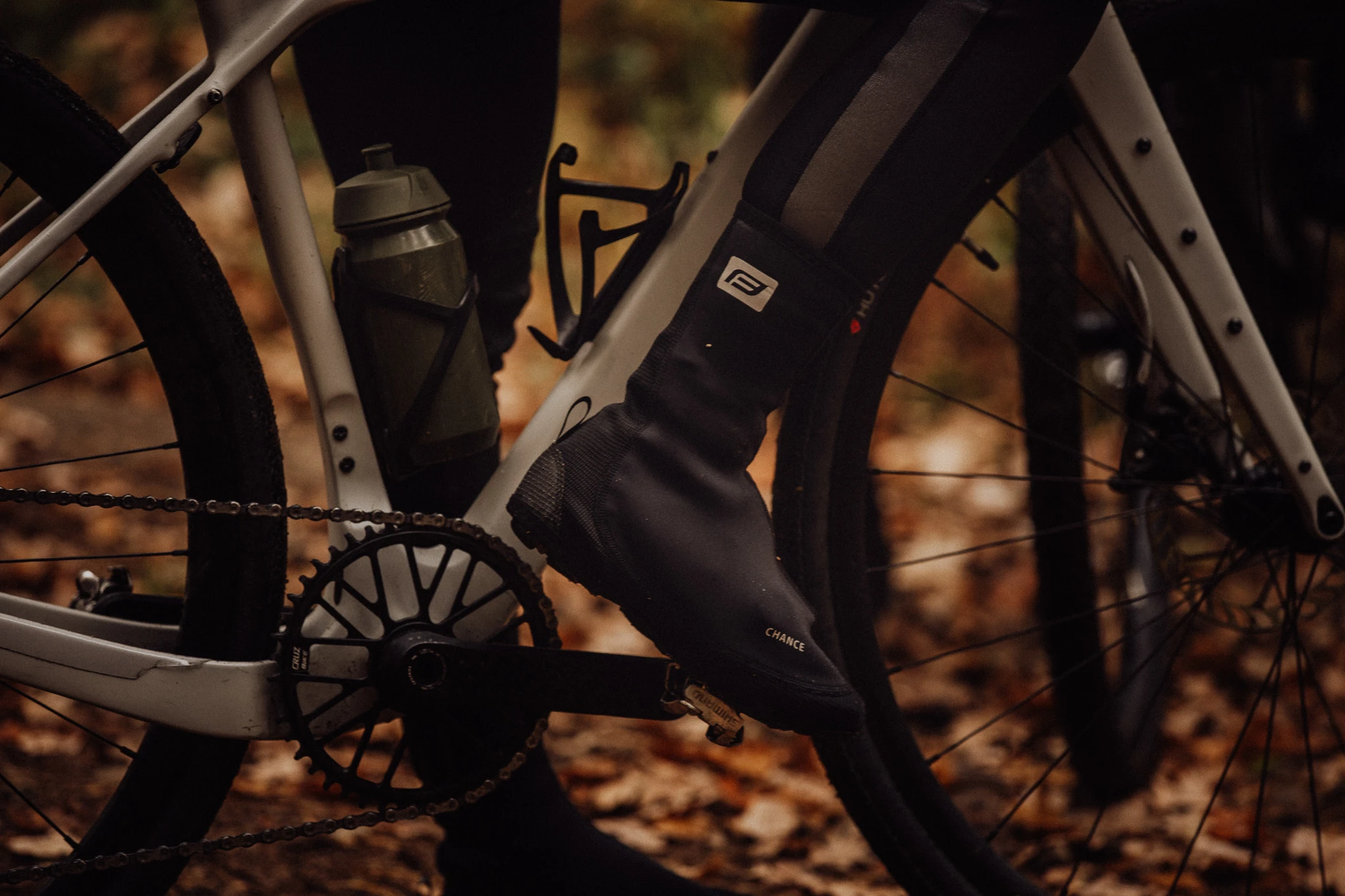 návleky treter F CHANCE bez zipu MTB, černé XXL - Obrázek 4