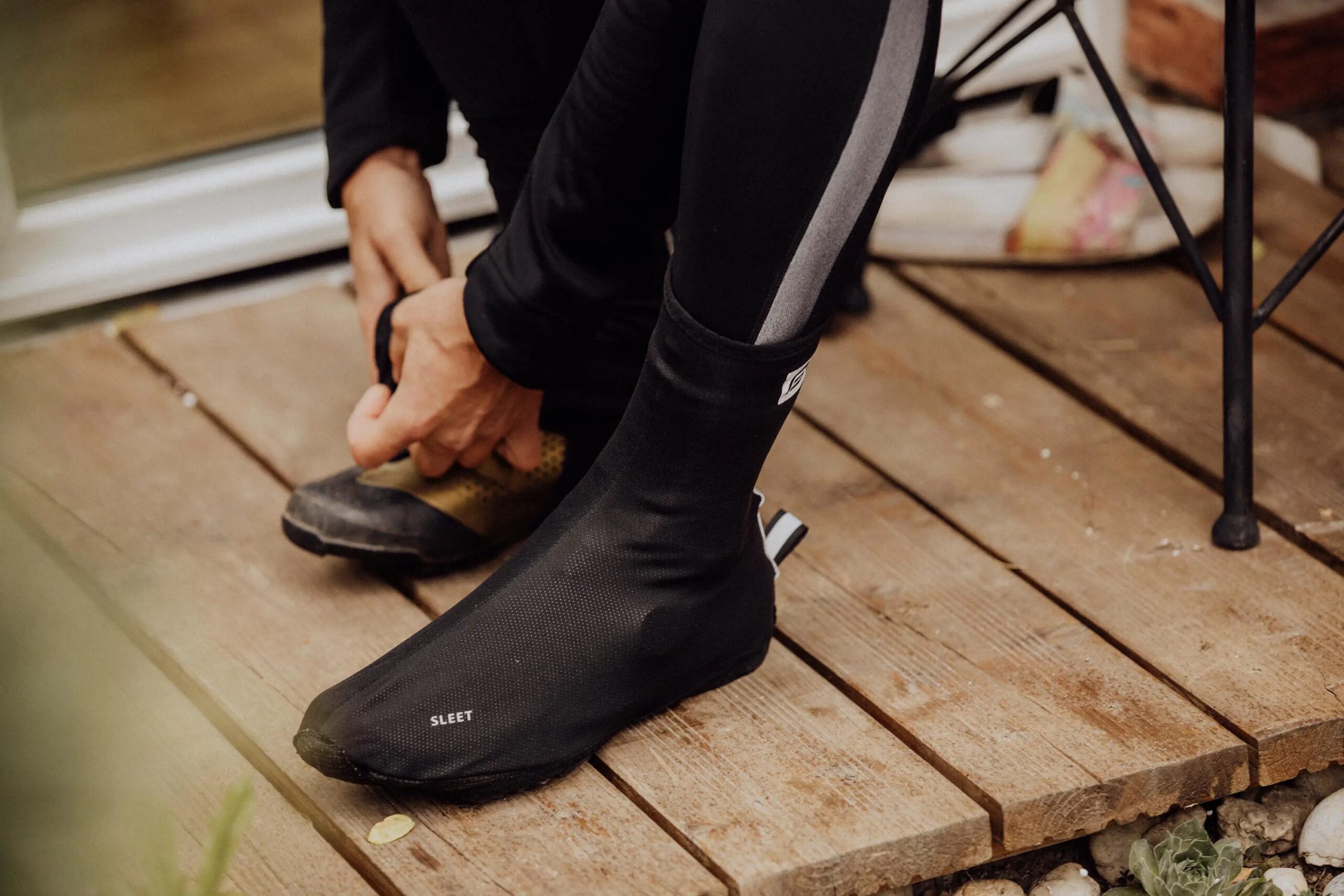 návleky treter FORCE SLEET MTB, černé M - Obrázek 3
