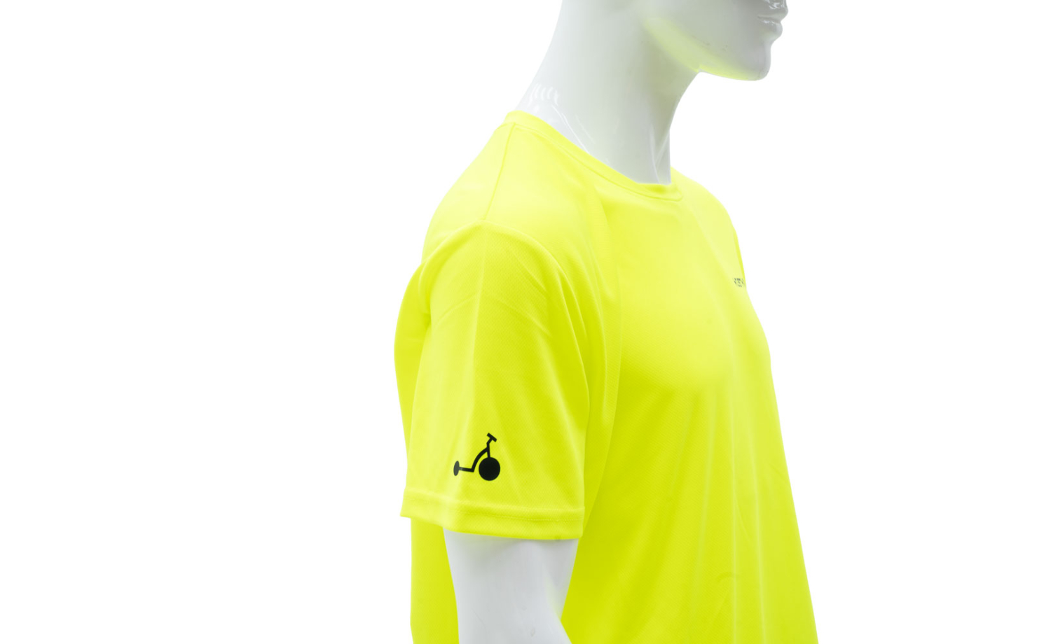 Pánské funkční tričko KOSTKA – Neon Yellow Velikost L (large) - Obrázek 2
