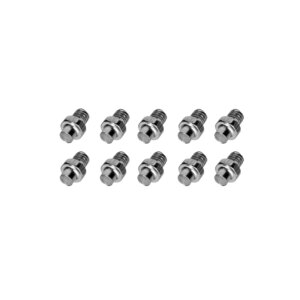 piny FORCE pro pedály,M4 x 09mm,sada 10ks,hliník.
