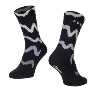 ponožky FORCE ENDURE, černo-šedé L-XL/42-46