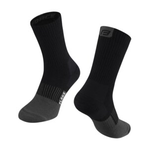 ponožky FORCE FLAKE termo, černo-šedé L-XL/42-47