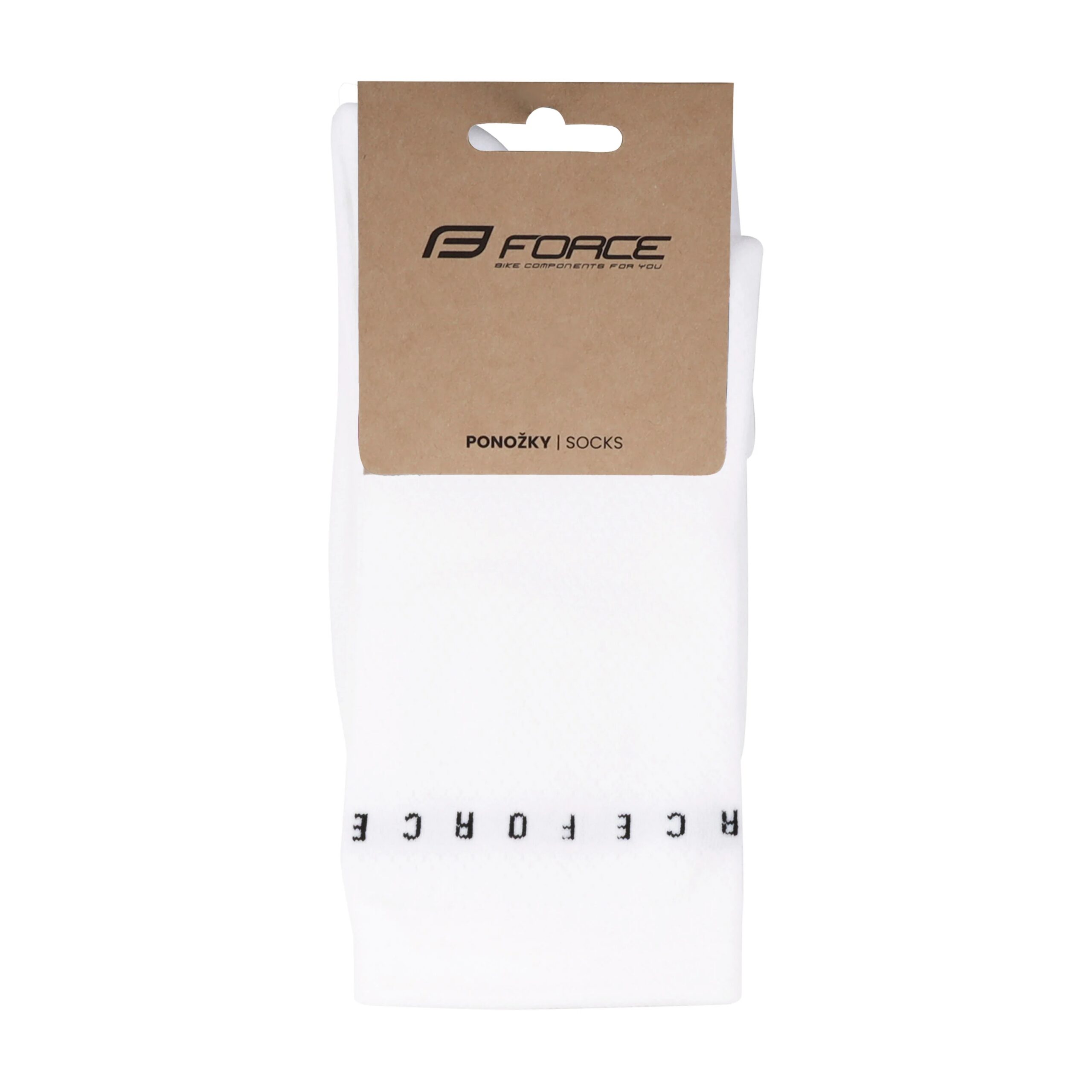 ponožky FORCE SMACK, bílé L-XL/42-46 - Obrázek 2
