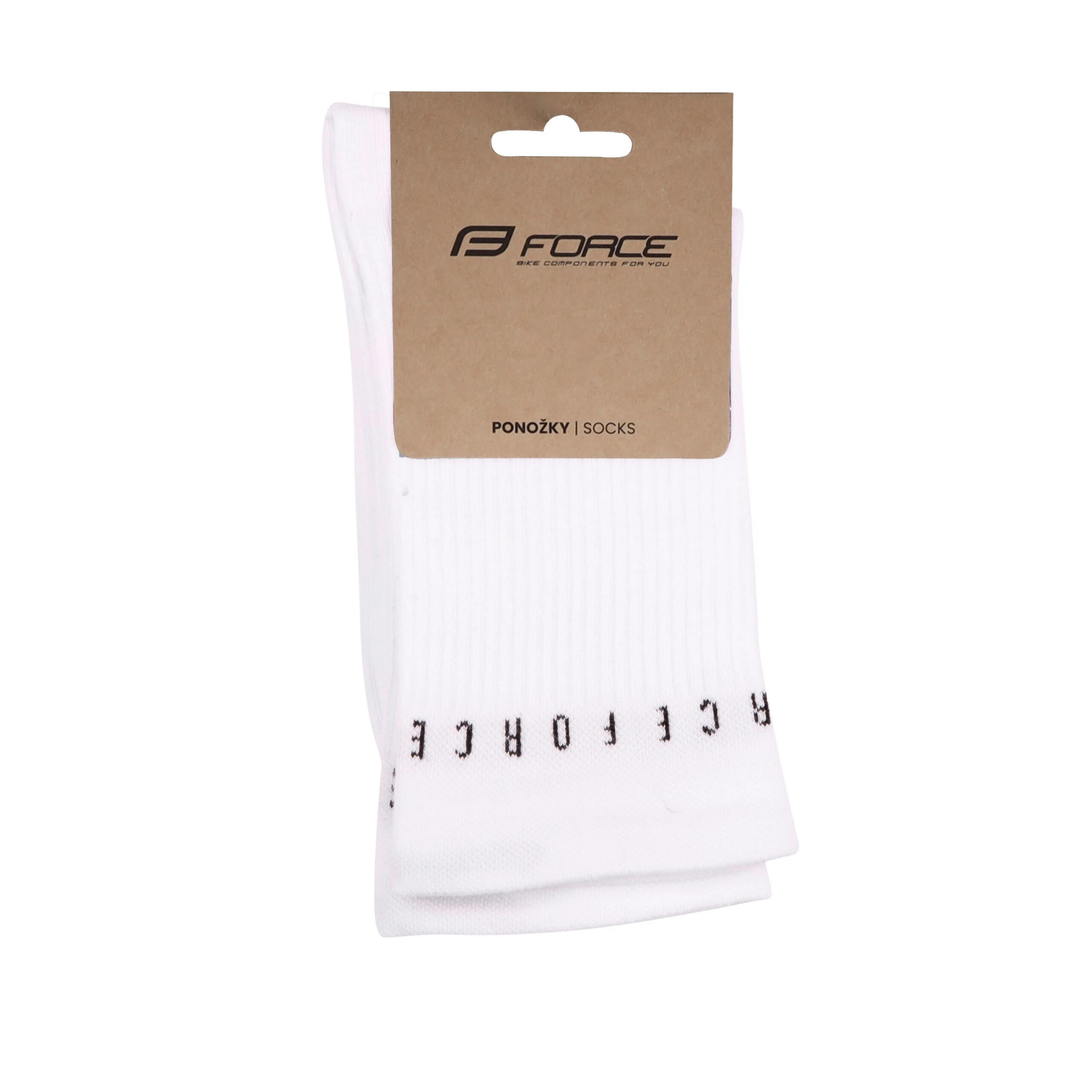 ponožky FORCE SNAP, bílé S-M/36-41 - Obrázek 2