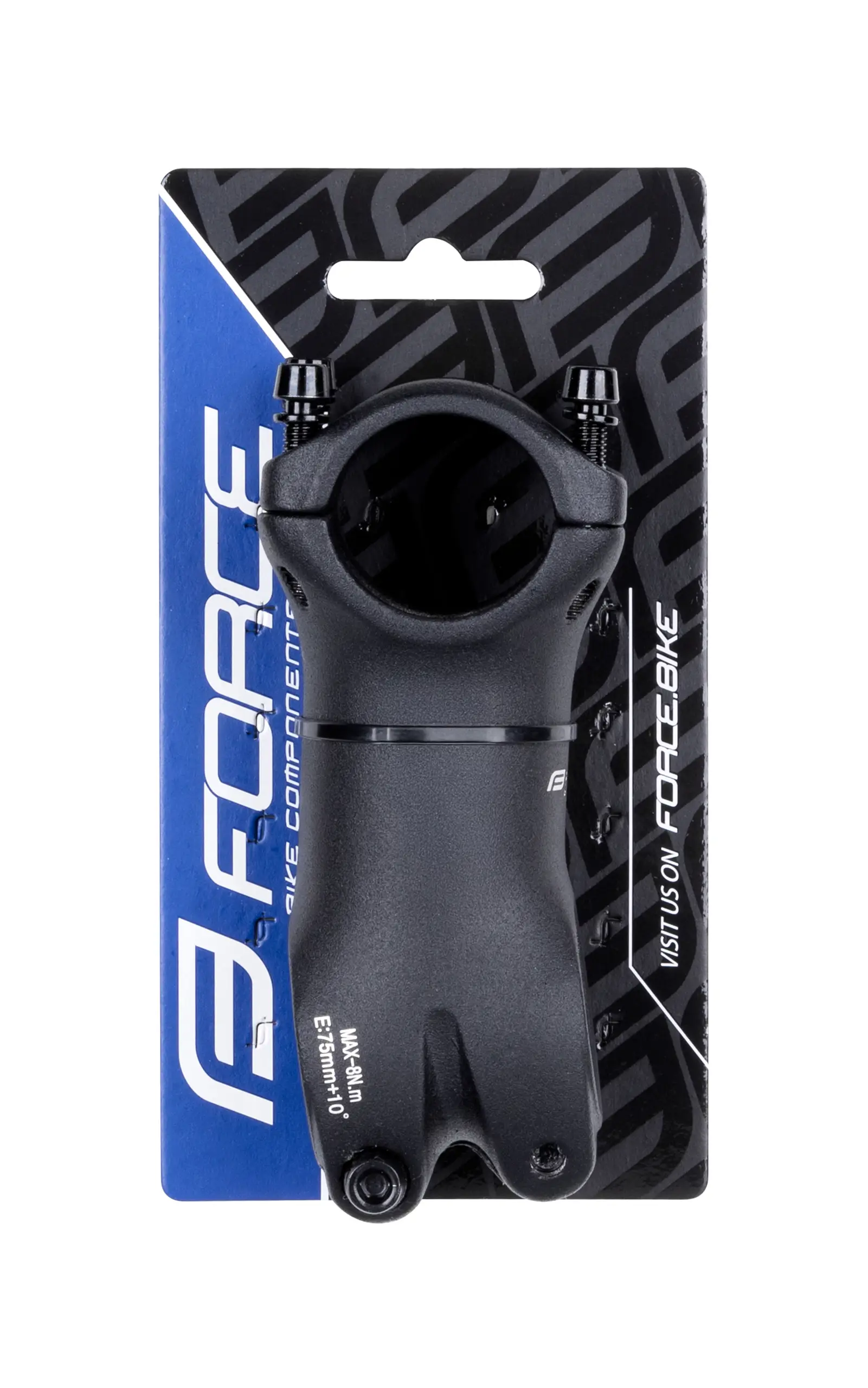představec FORCE BASIC S4.2 31,8/75mm Al, černý - Obrázek 4