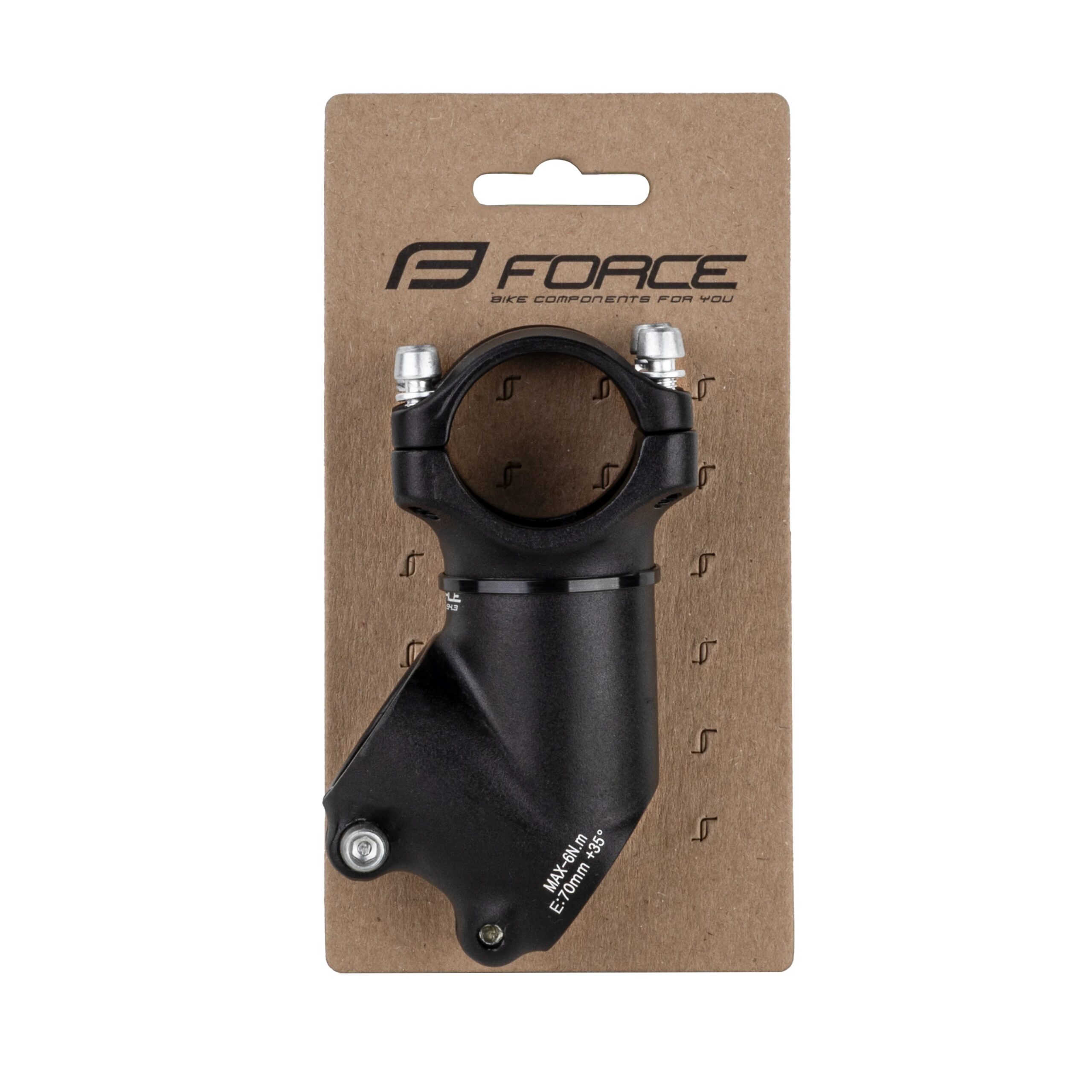 představec FORCE BASIC S4.3  31,8/70mm  Al, černý - Obrázek 4