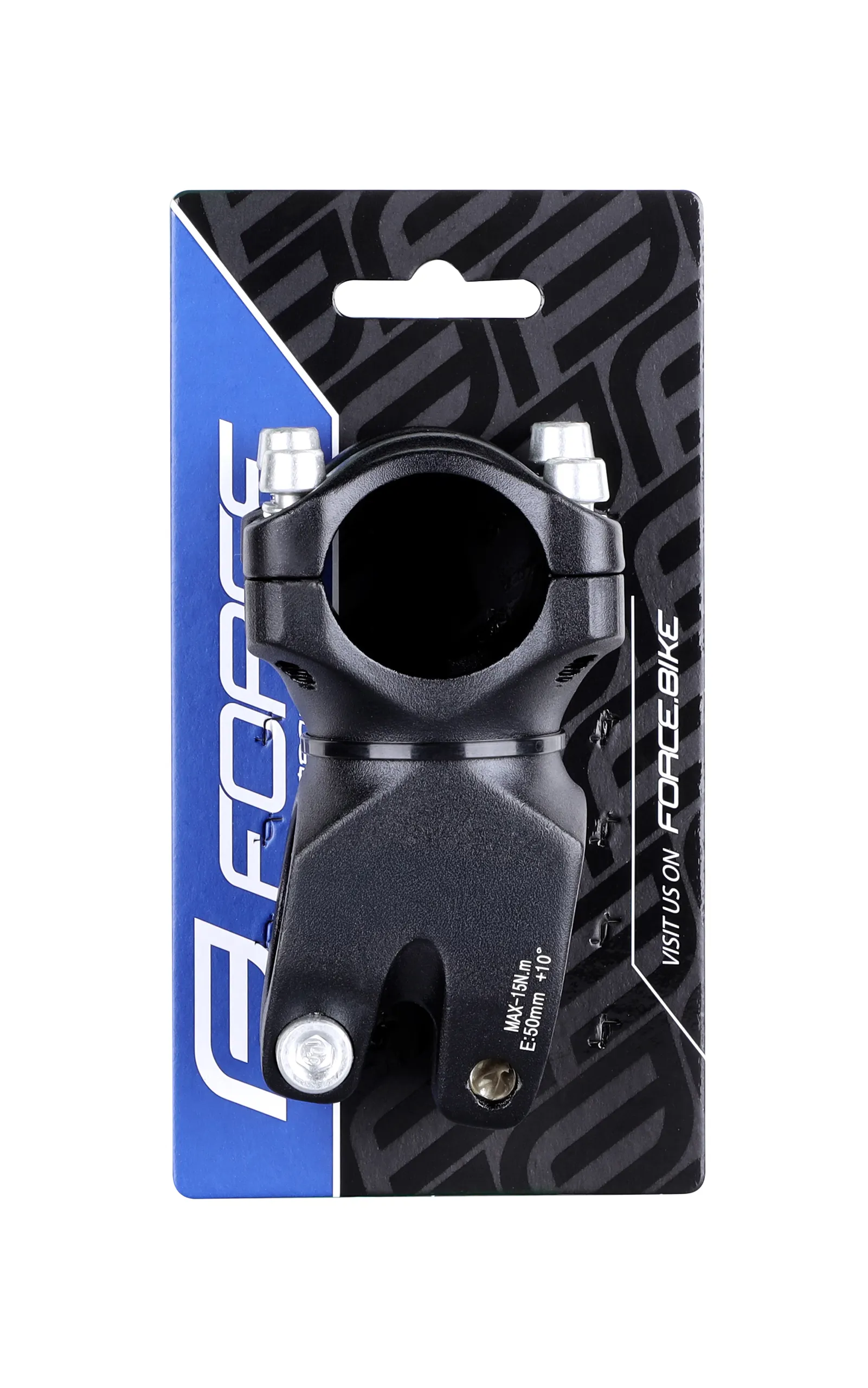 představec FORCE BASIC S4.4 31,8/50mm Al, černý - Obrázek 4