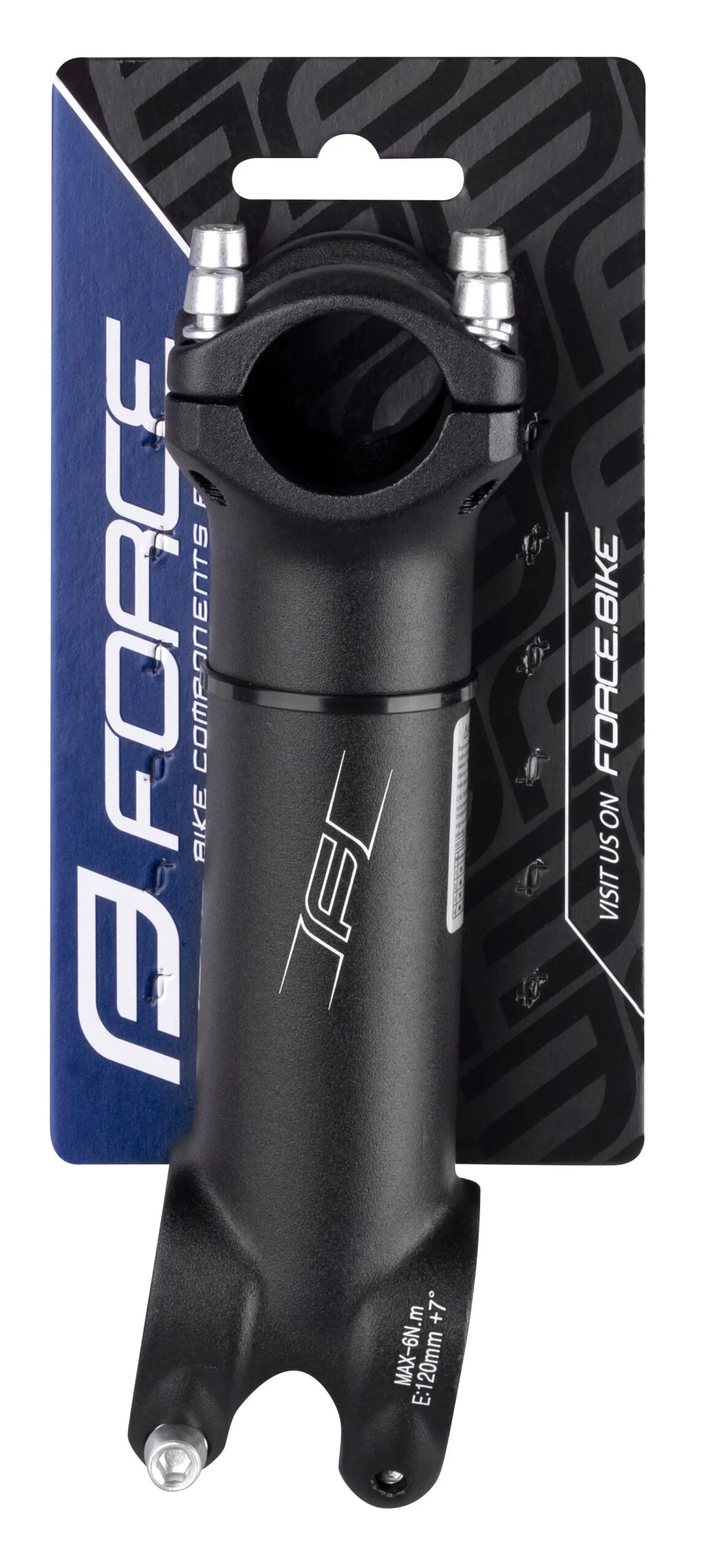 představec FORCE BASIC S4.6 25,4/120mm Al, černý - Obrázek 4