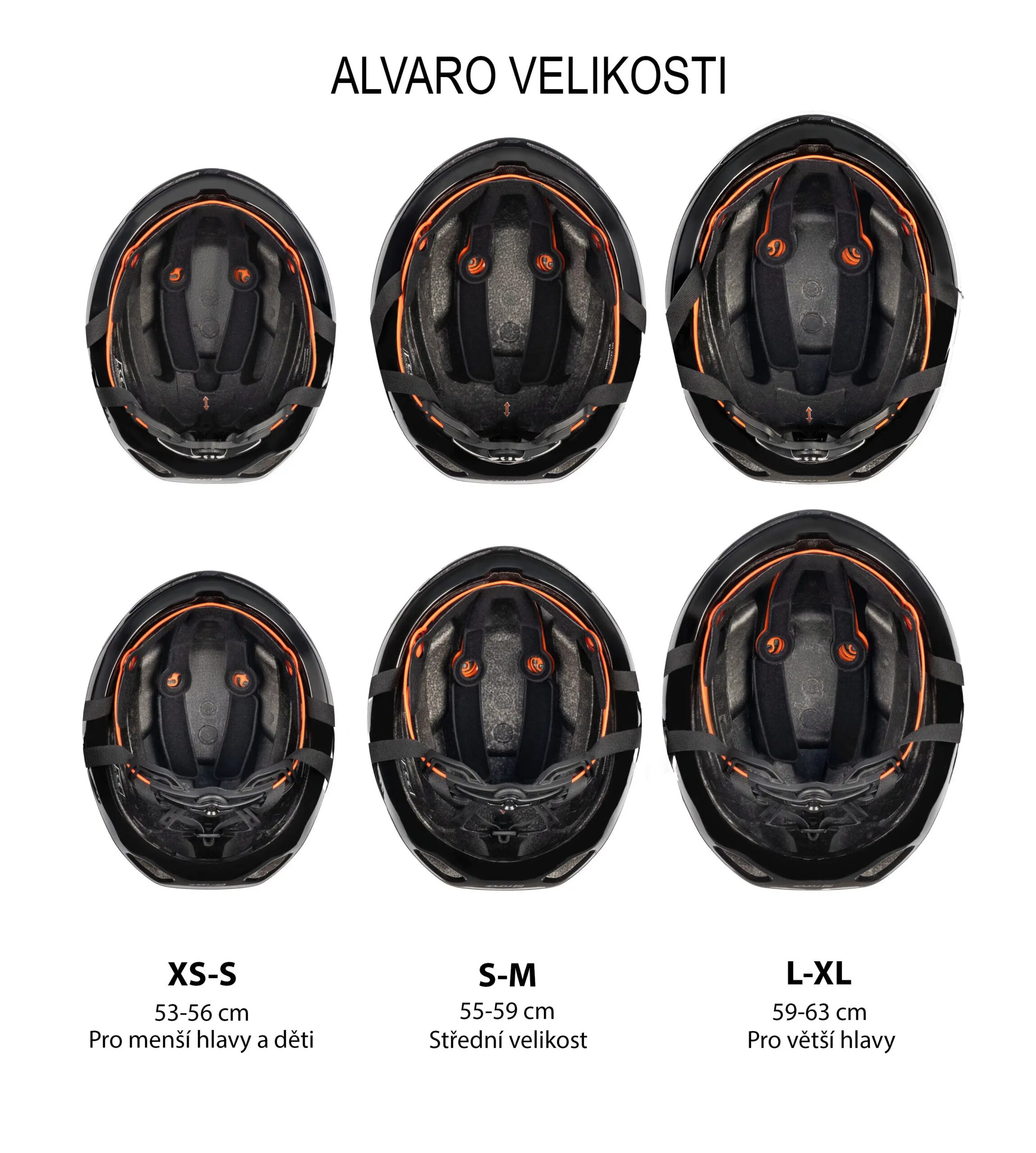přilba FORCE ALVARO AERO, bílá XS - S - Obrázek 8