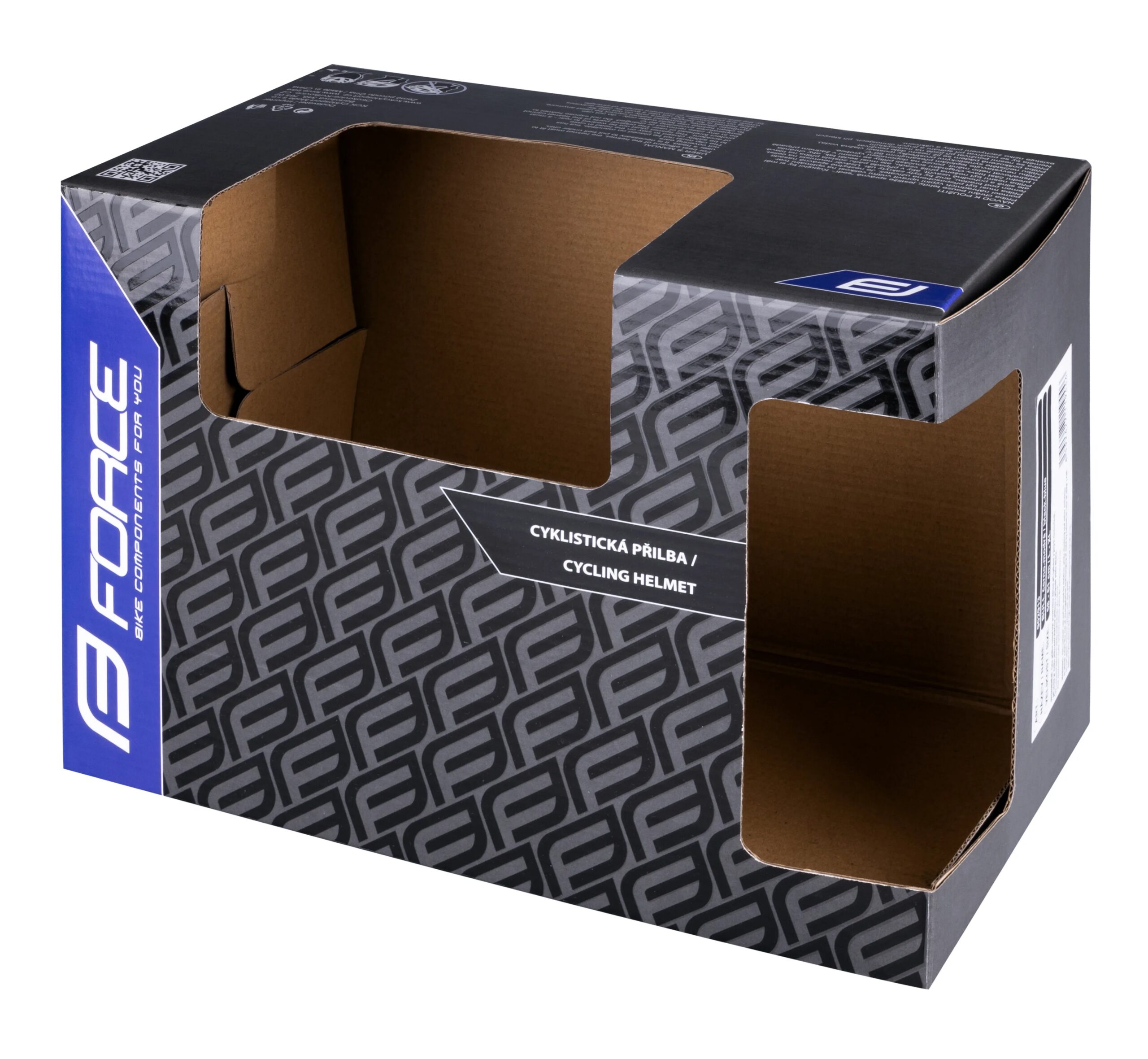 přilba FORCE BULL HUE MIPS, černo-šedá S-M - Obrázek 8